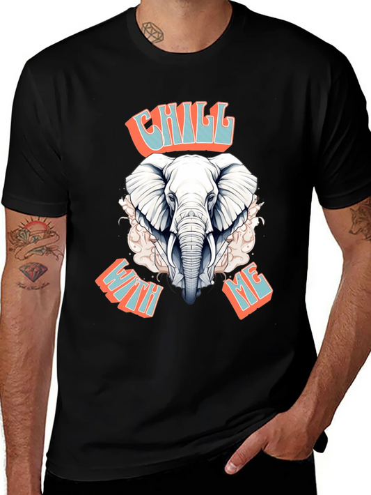 Rebbecca Chill With Me Elephant Graphic Tee