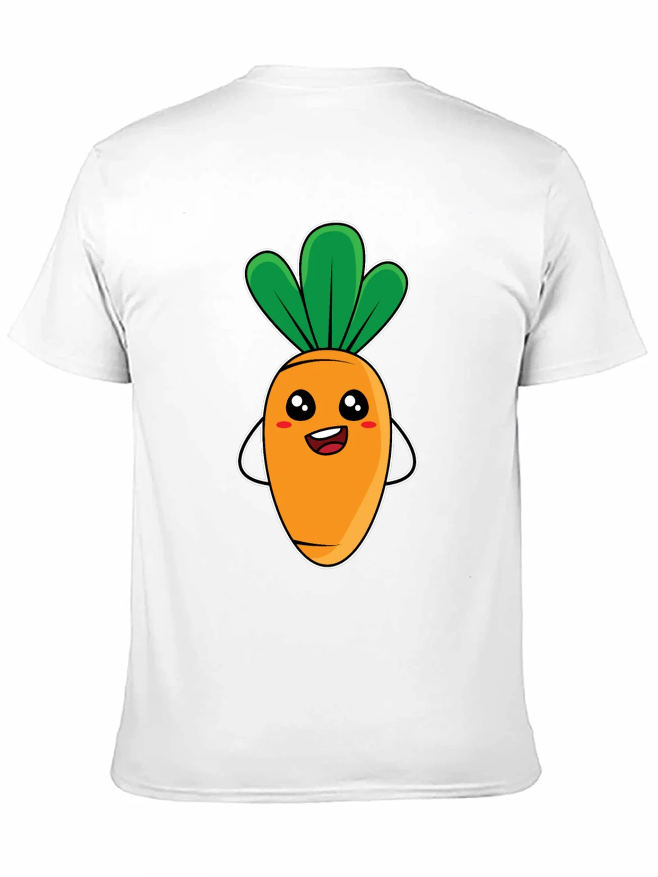 Rebbecca Cute Carrot Graphic Tee - Black Unisex T-Shirt
