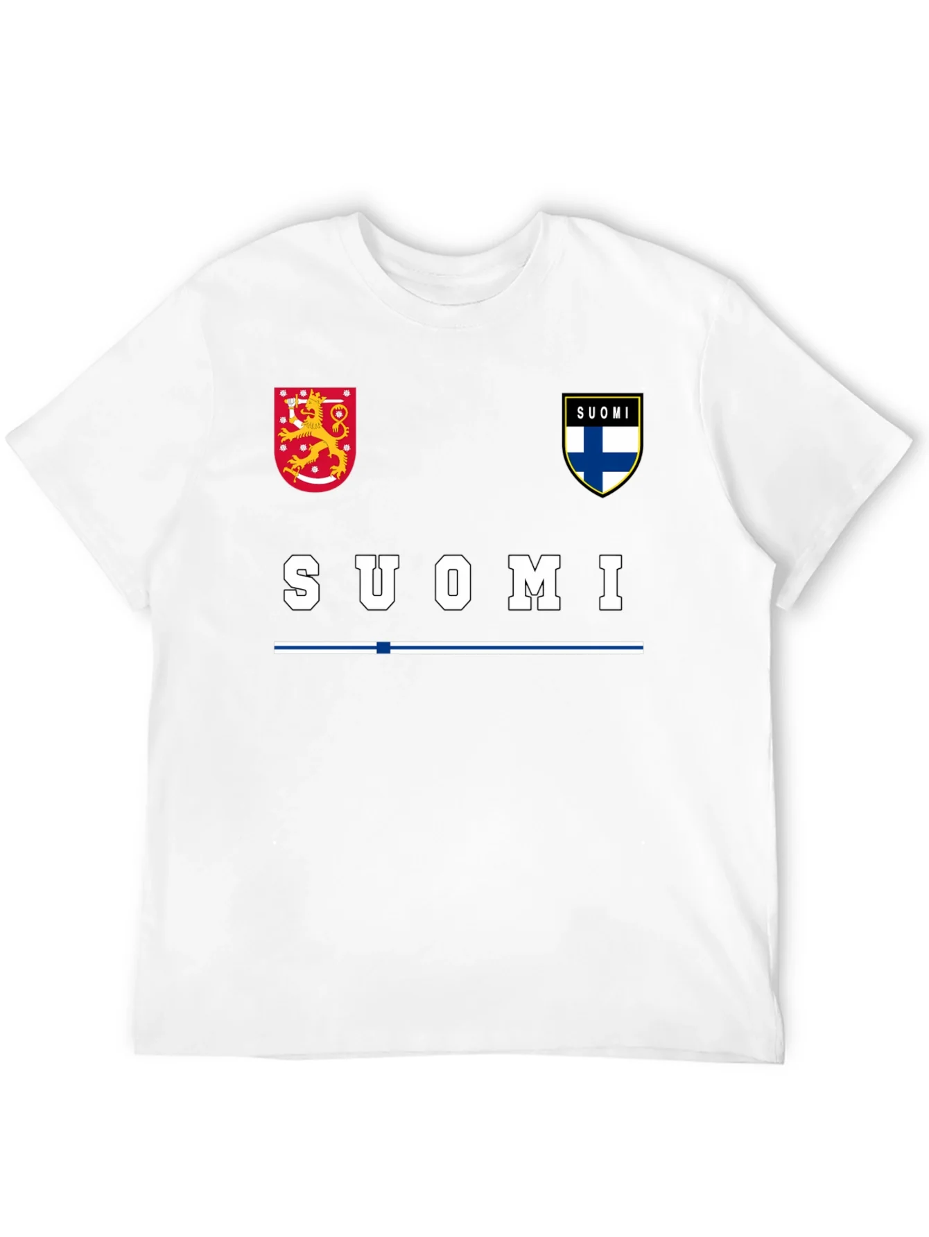 Camiseta Negra Suomi Finlandesa