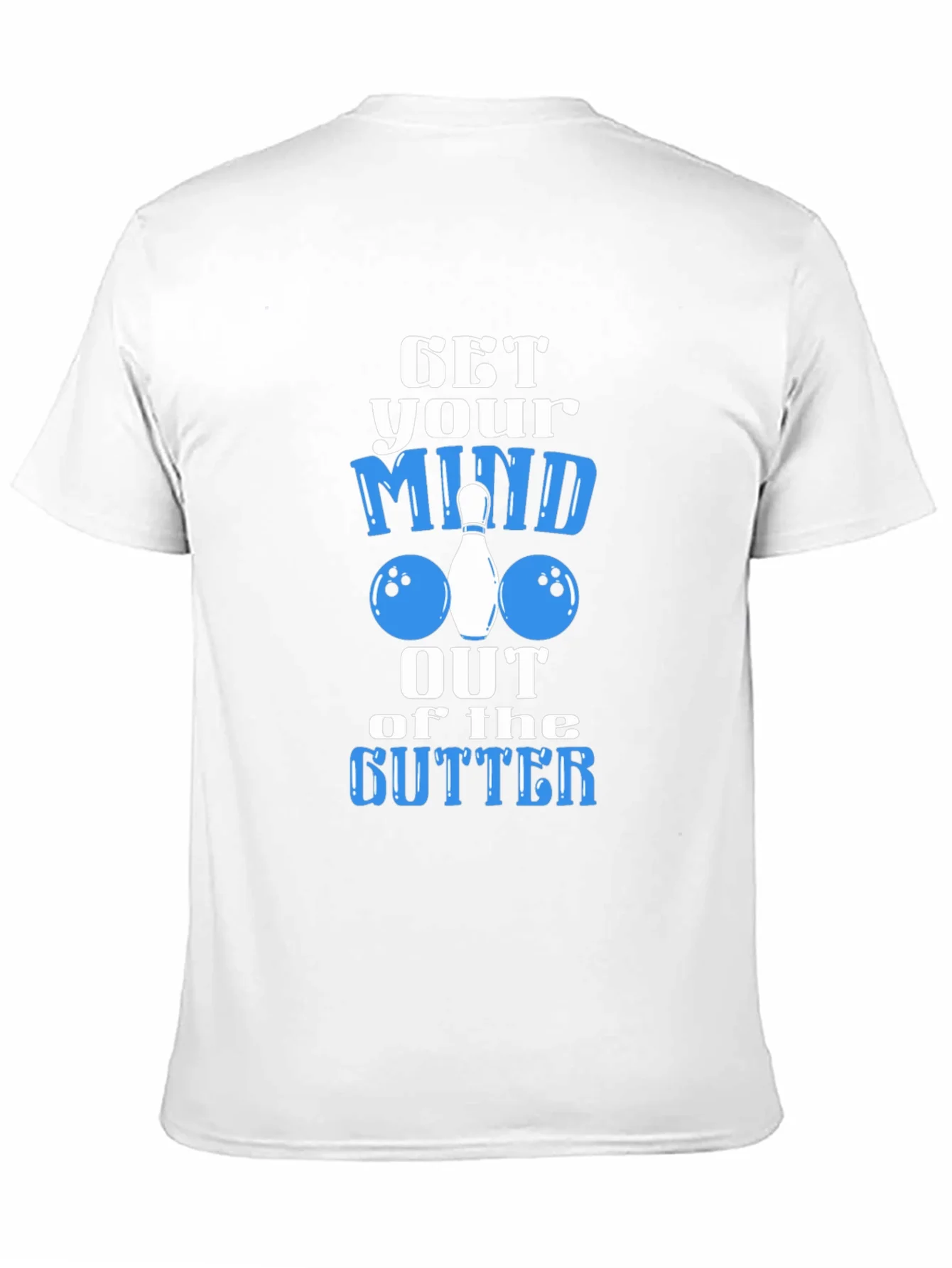 Camiseta Negra con Dise?o de Bowling