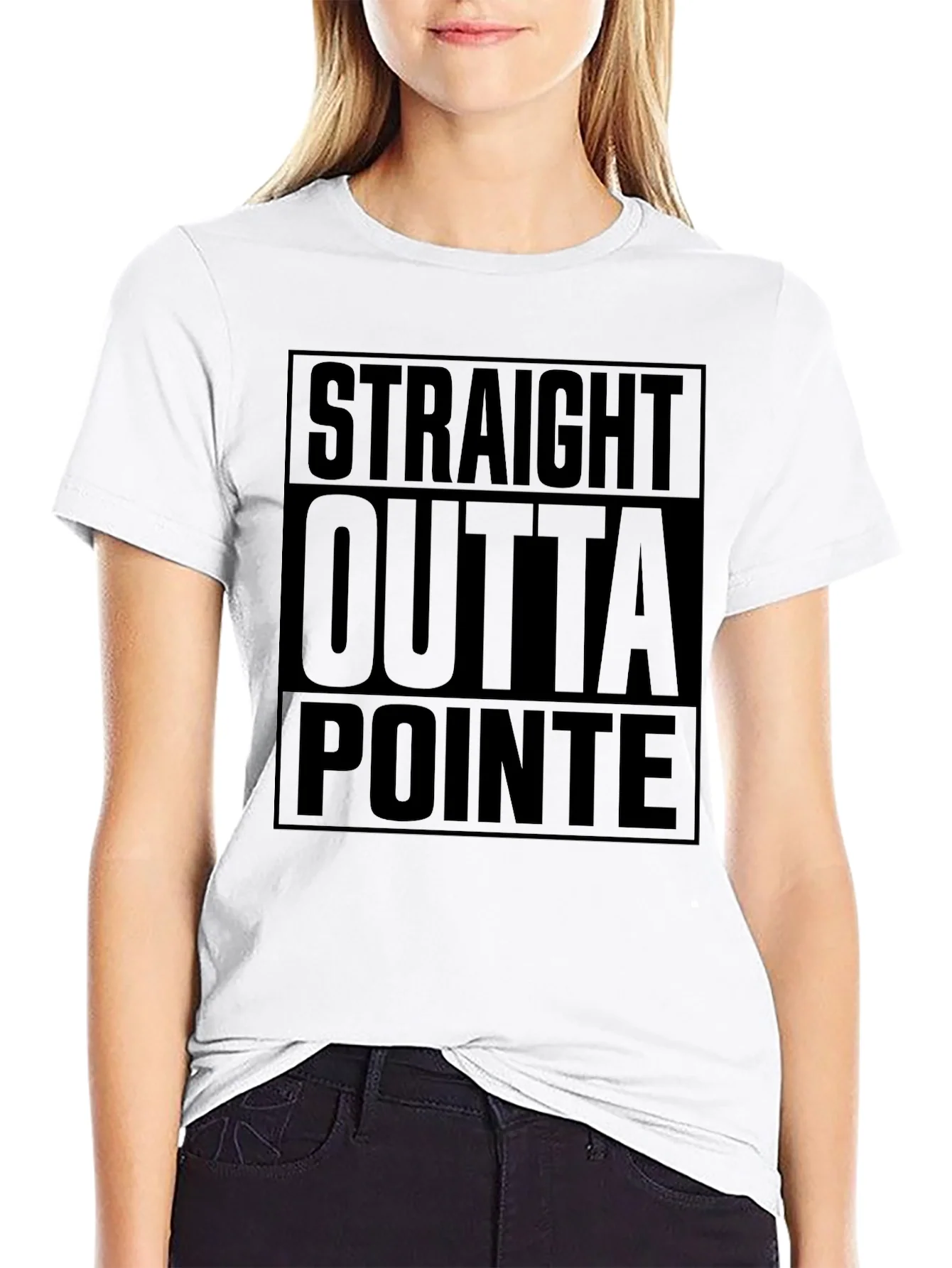 Rebbecca Straight Outta Pointe Black T-Shirt