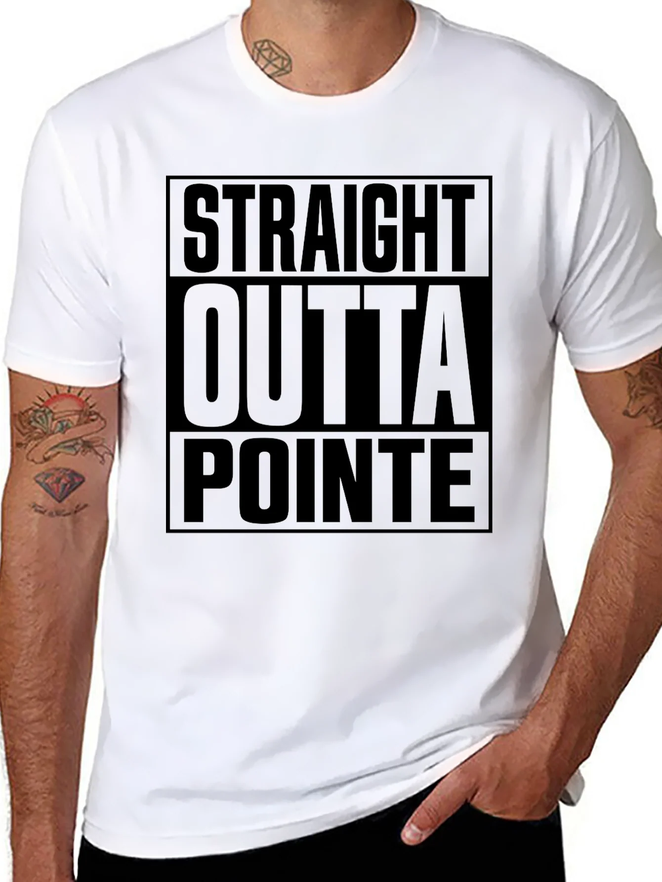 Rebbecca Straight Outta Pointe Black T-Shirt