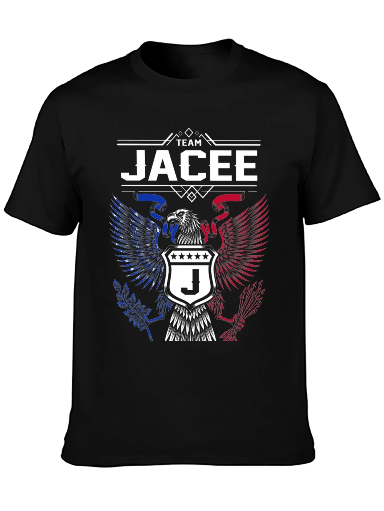 Rebbecca Team Jacee Eagle Graphic T-Shirt - Patriotic Tee