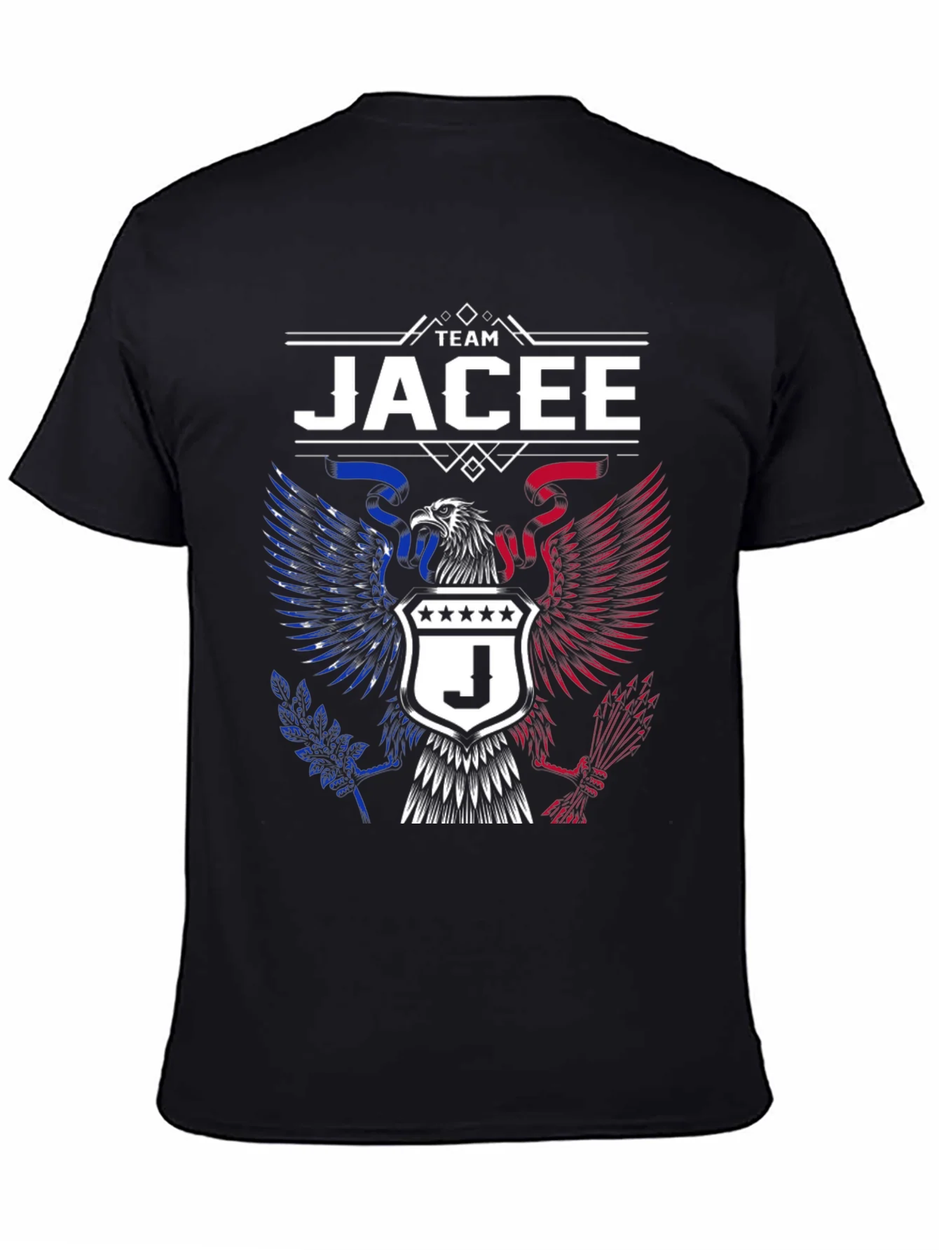 Rebbecca Team Jacee Eagle Graphic T-Shirt - Patriotic Tee
