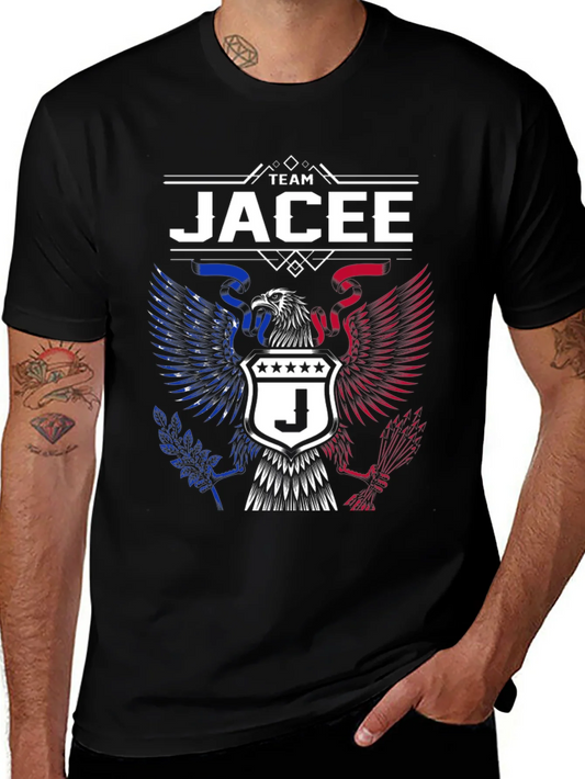 Rebbecca Team Jacee Eagle Graphic T-Shirt - Patriotic Tee