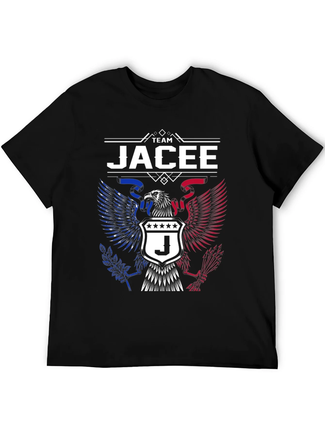 Rebbecca Team Jacee Eagle Graphic T-Shirt - Patriotic Tee