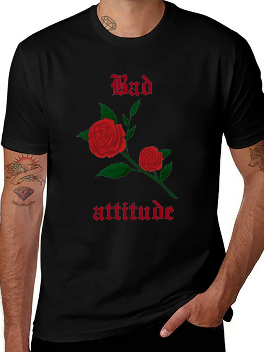 Rebbecca Bad Attitude Rose Graphic T-Shirt