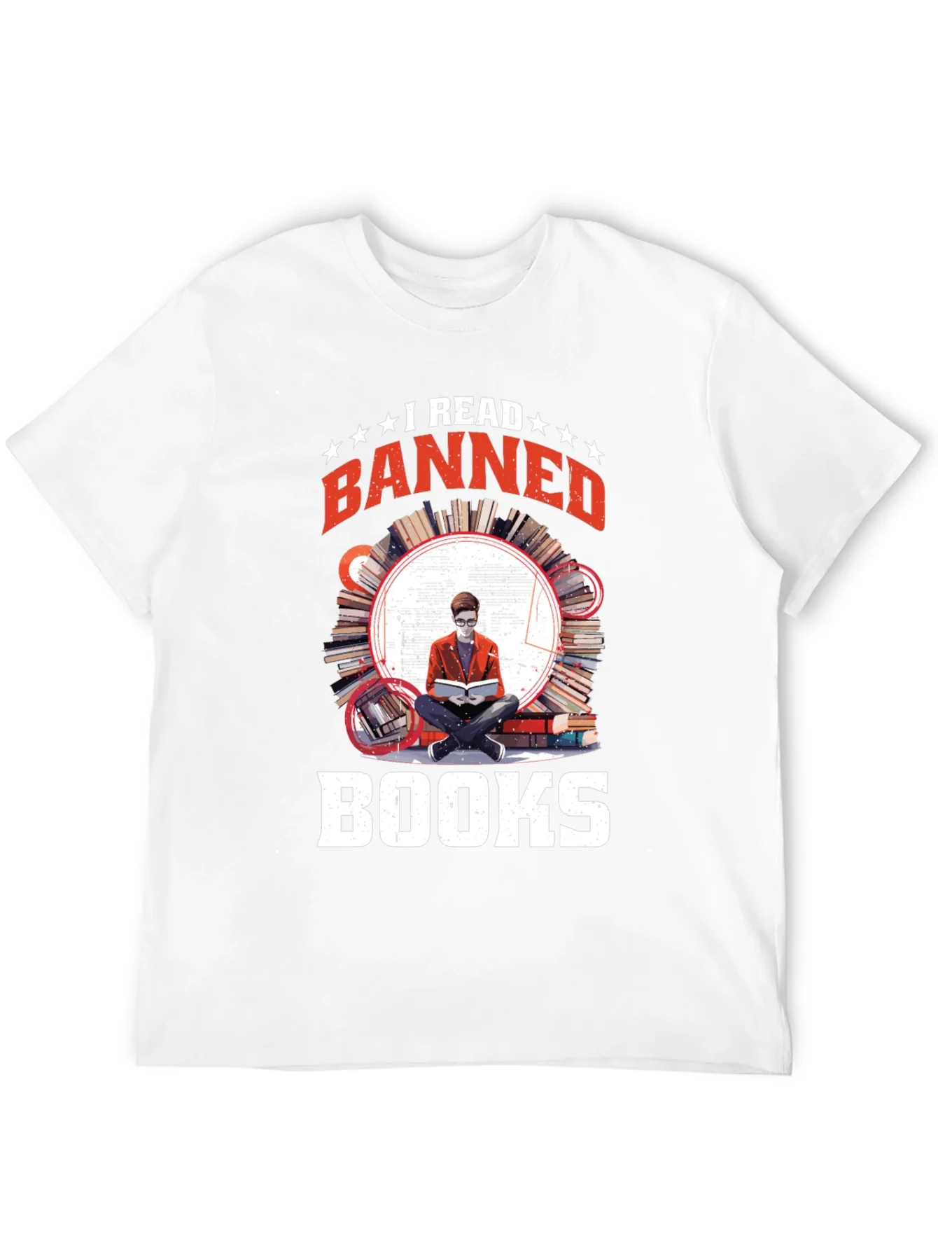 Camiseta Negra I Read Banned Books