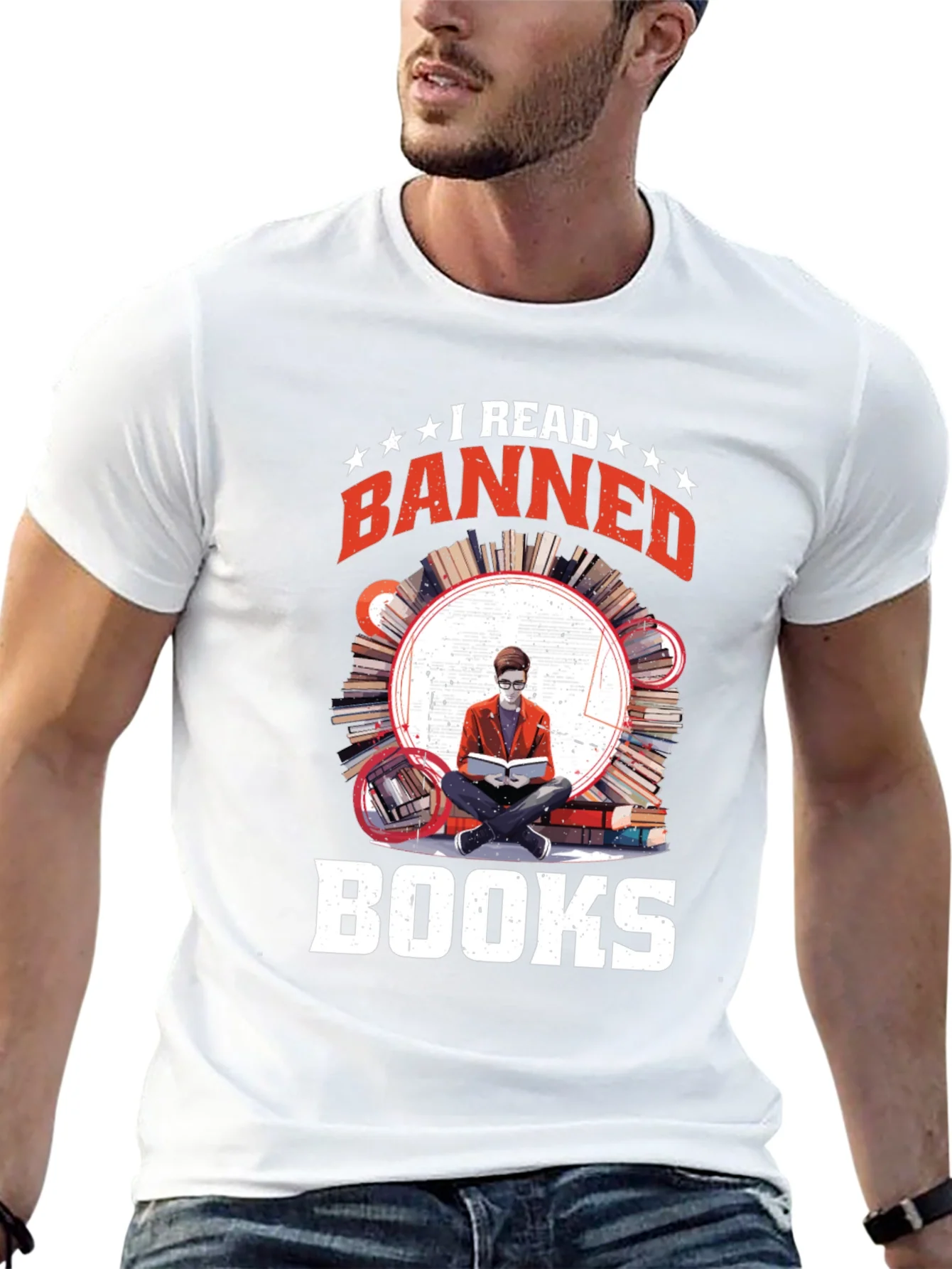 Camiseta Negra I Read Banned Books