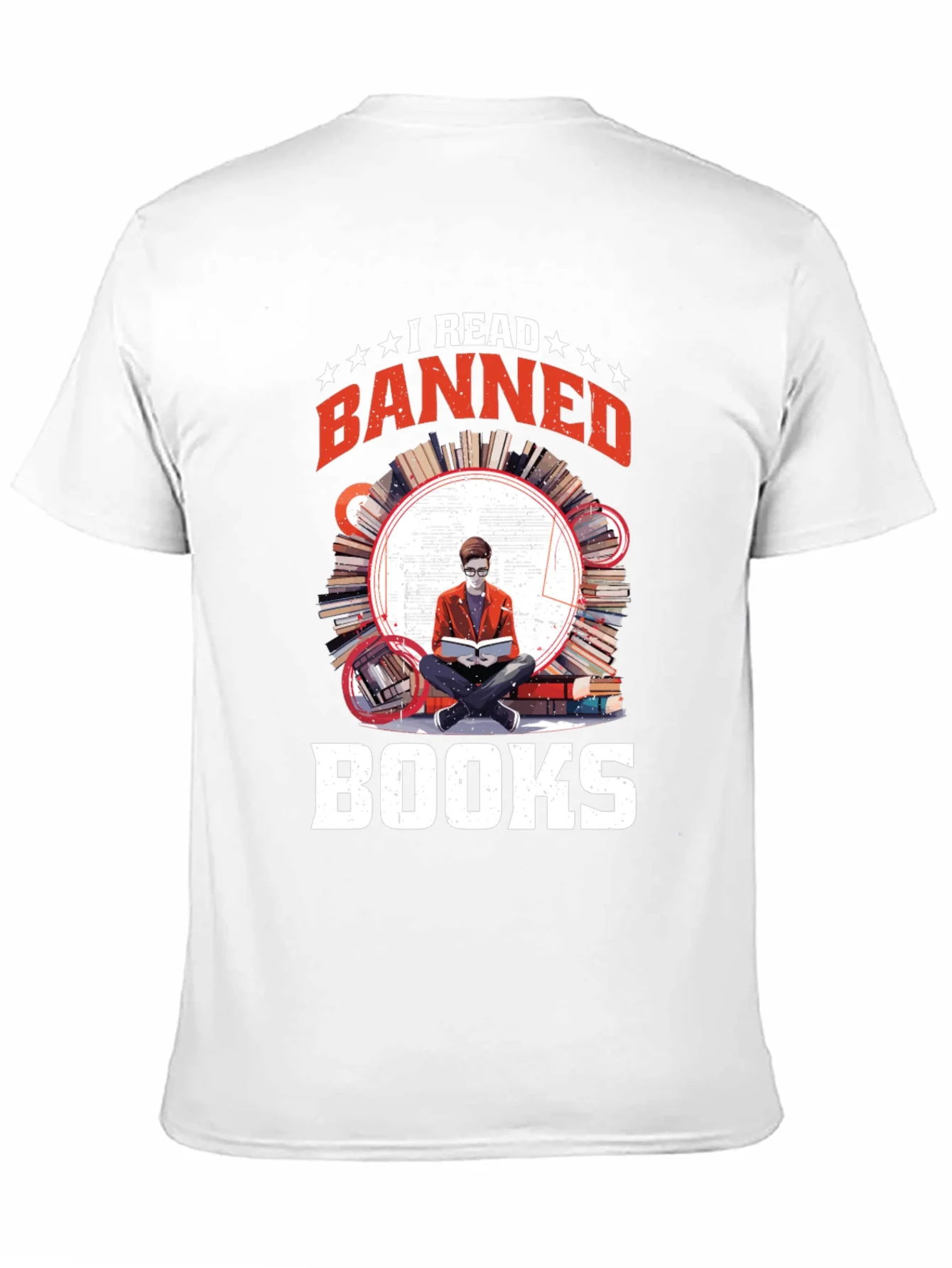 Camiseta Negra I Read Banned Books