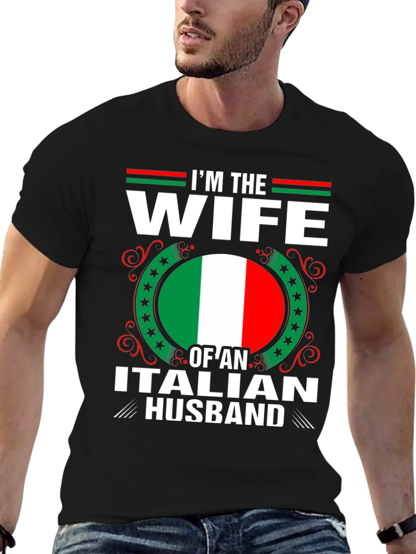 Camiseta Soy la Esposa de un Italiano