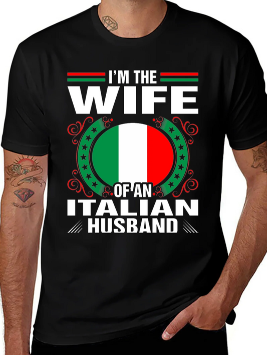 Camiseta Soy la Esposa de un Italiano