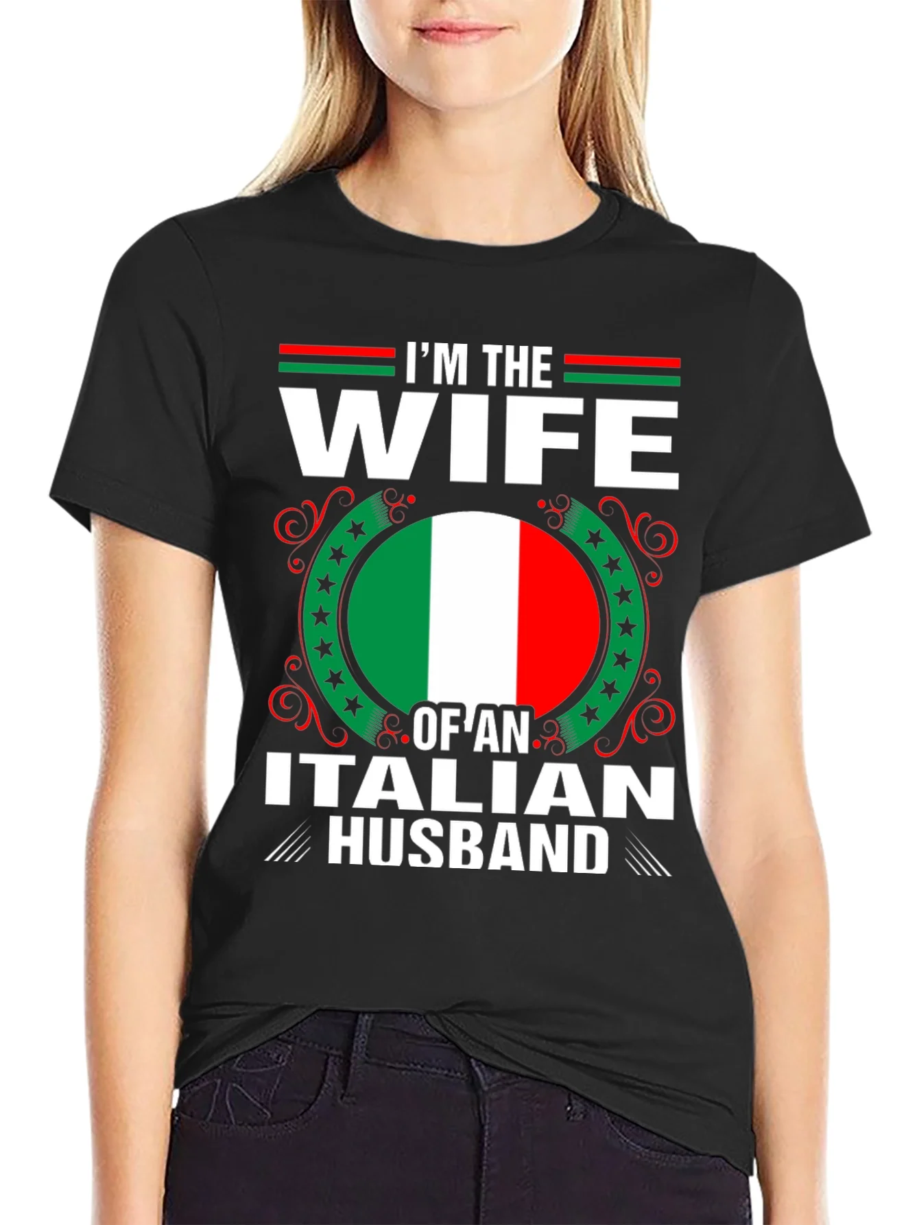 Camiseta Soy la Esposa de un Italiano