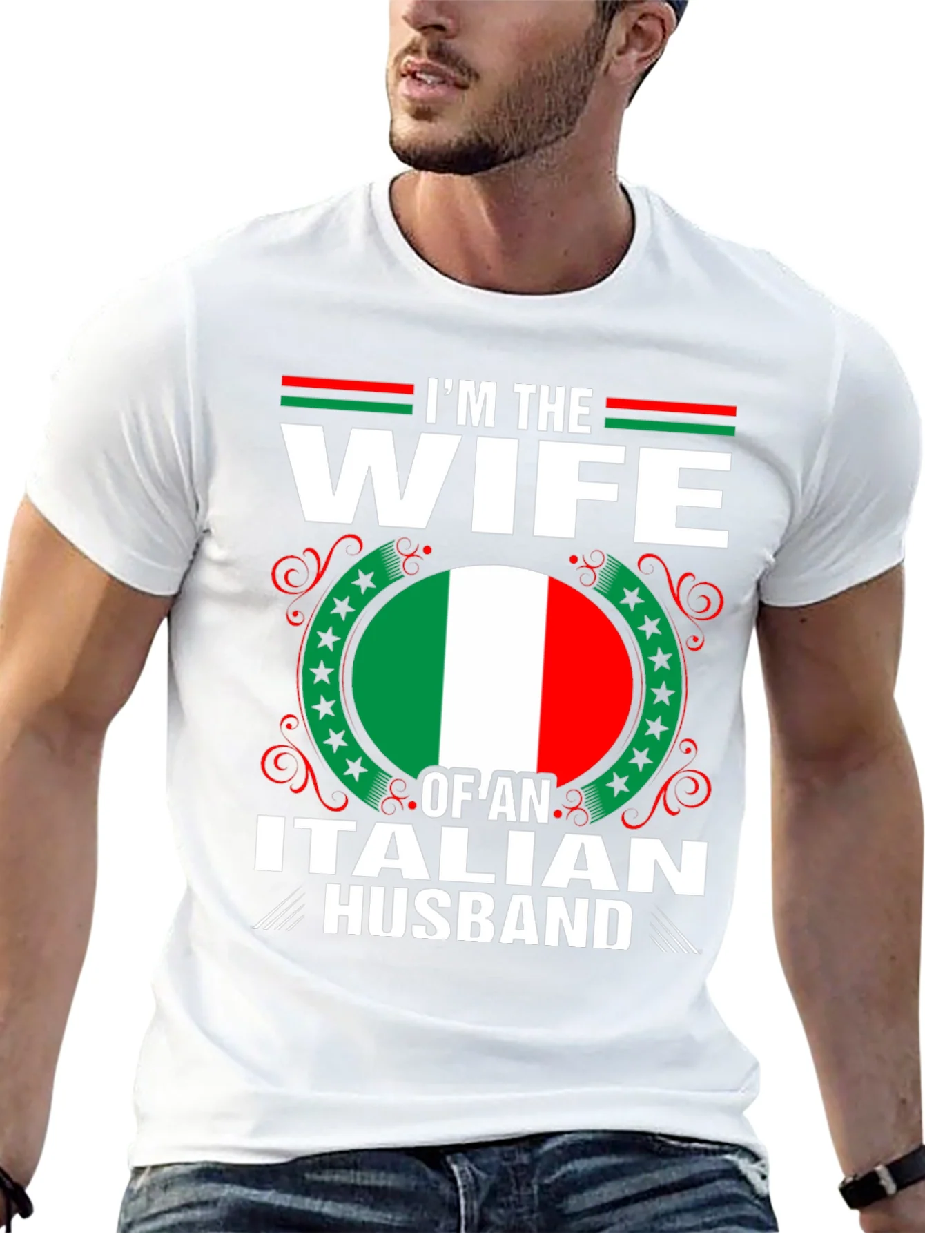 Camiseta Soy la Esposa de un Italiano