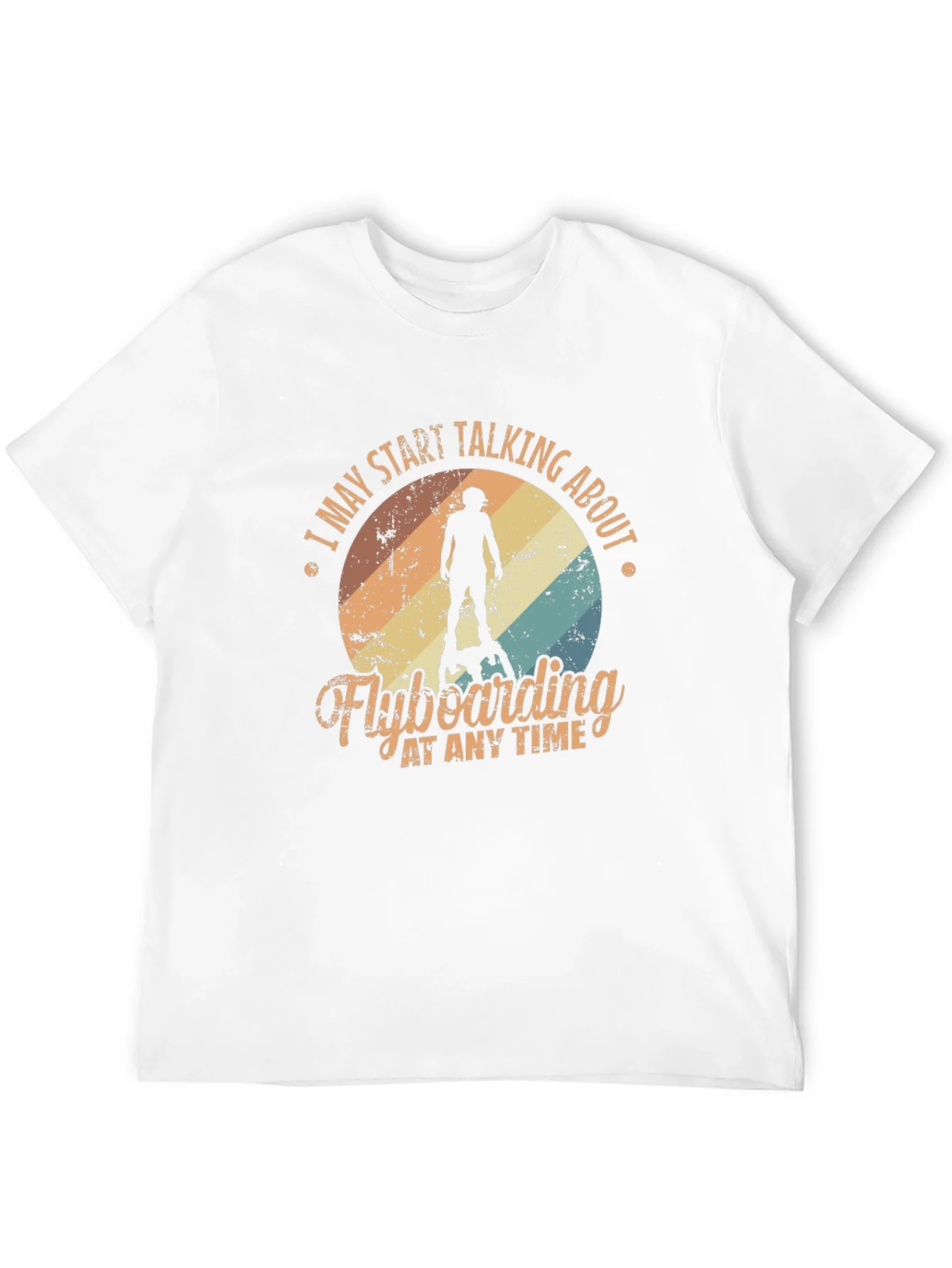 Camiseta Negra Flyboarding para Hombre