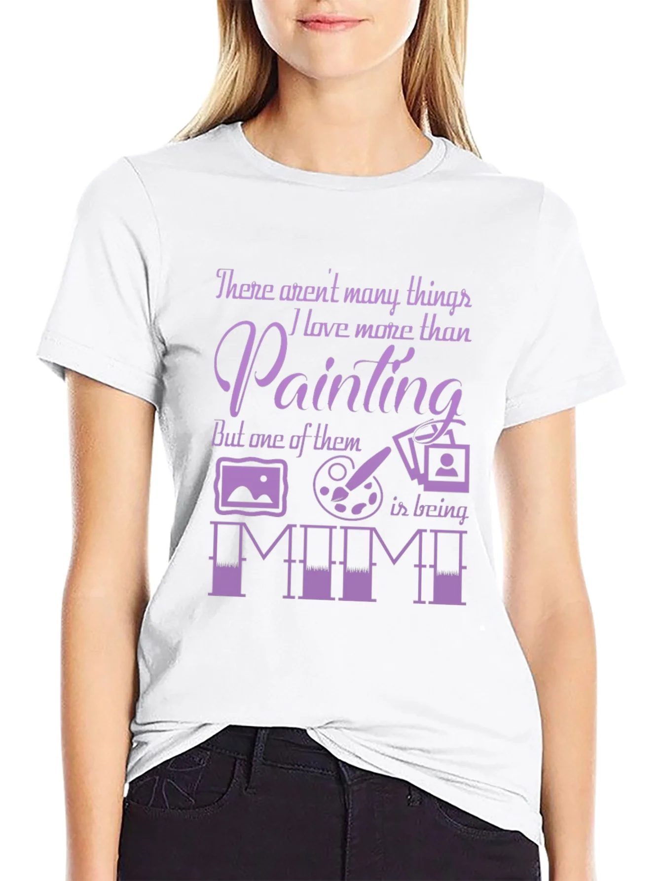 Rebbecca Painting Lover T-Shirt - Gift for Mimi