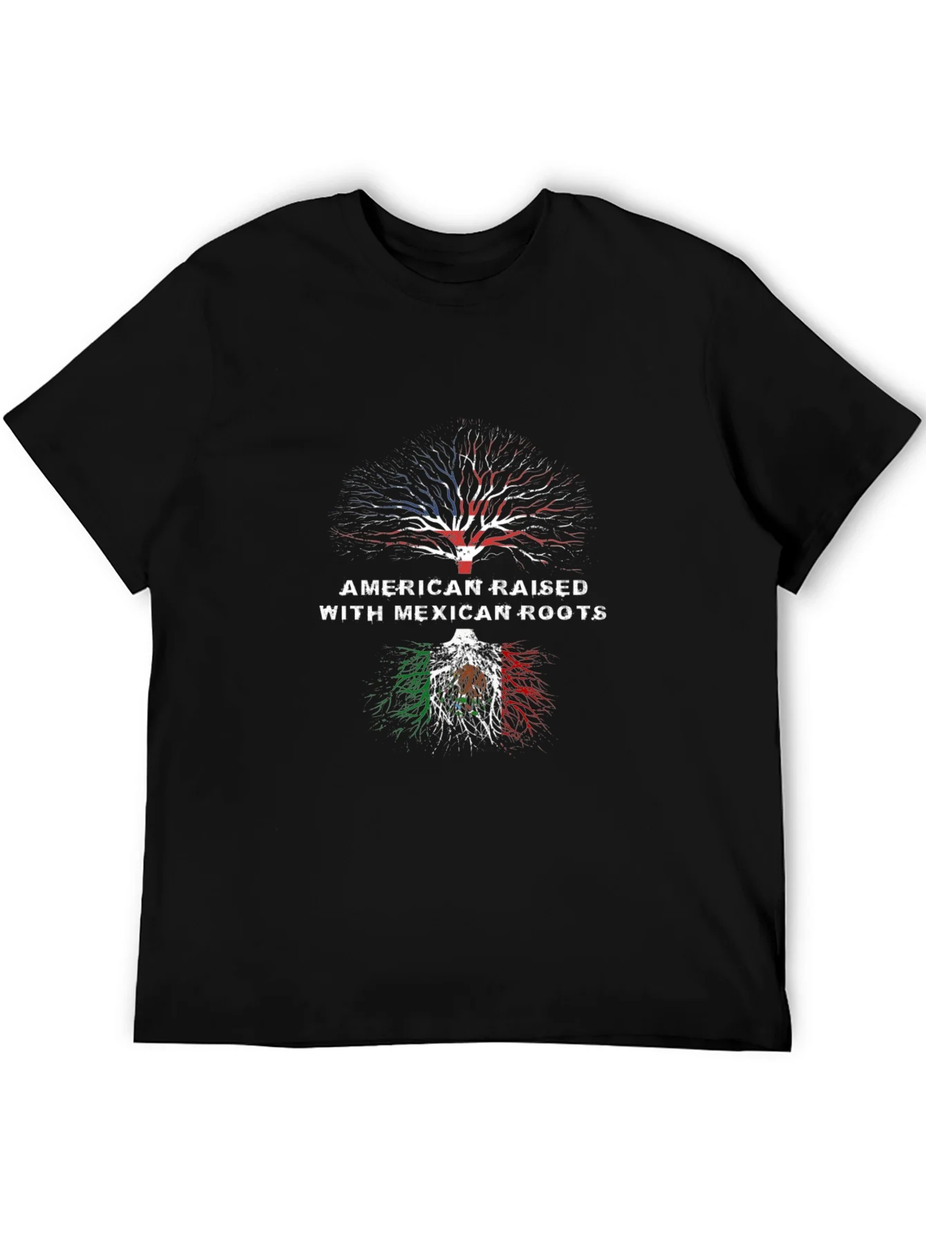 Camiseta Hombre Ra¨ªces Americanas y Mexicanas