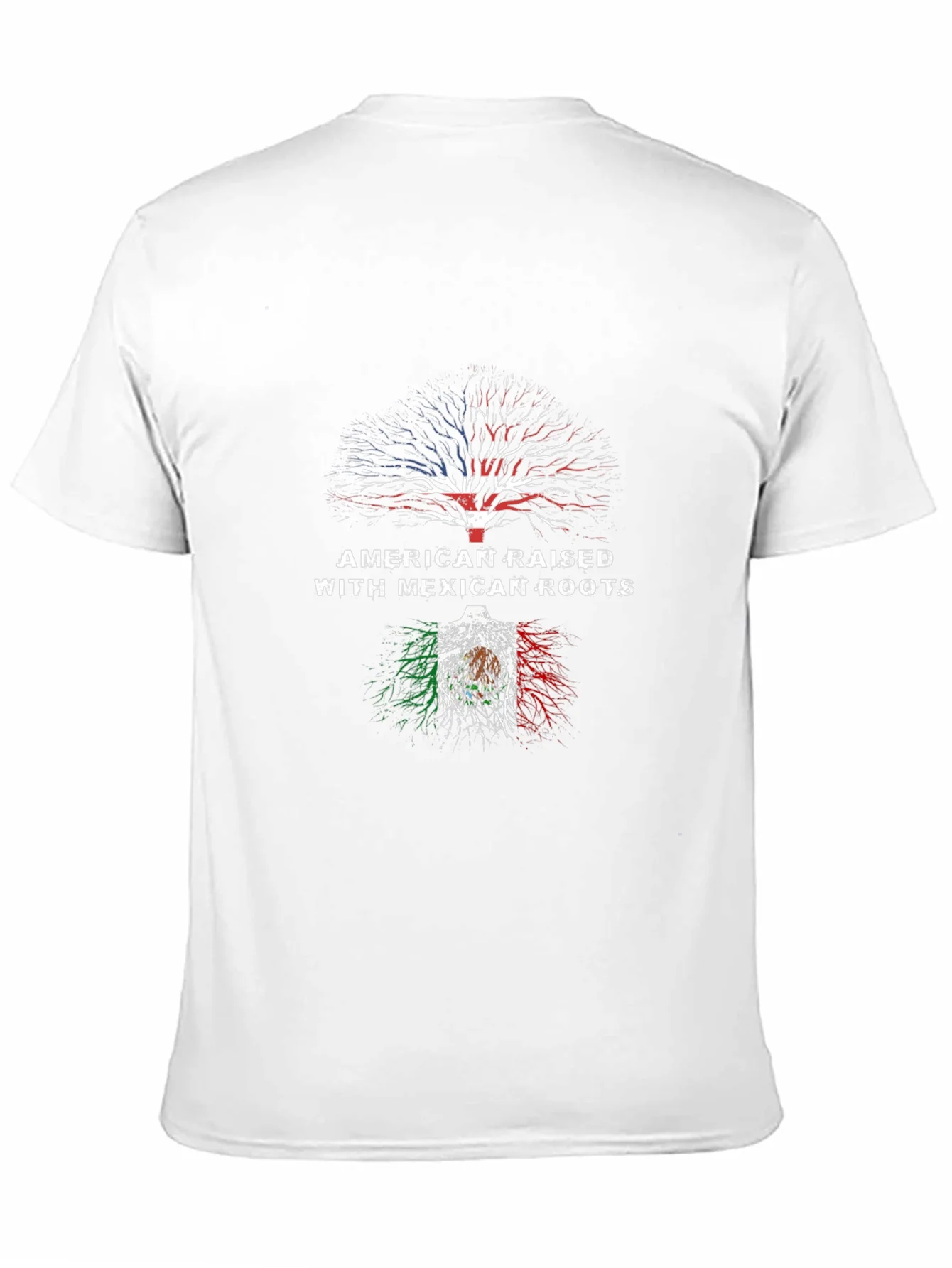 Camiseta Hombre Ra¨ªces Americanas y Mexicanas