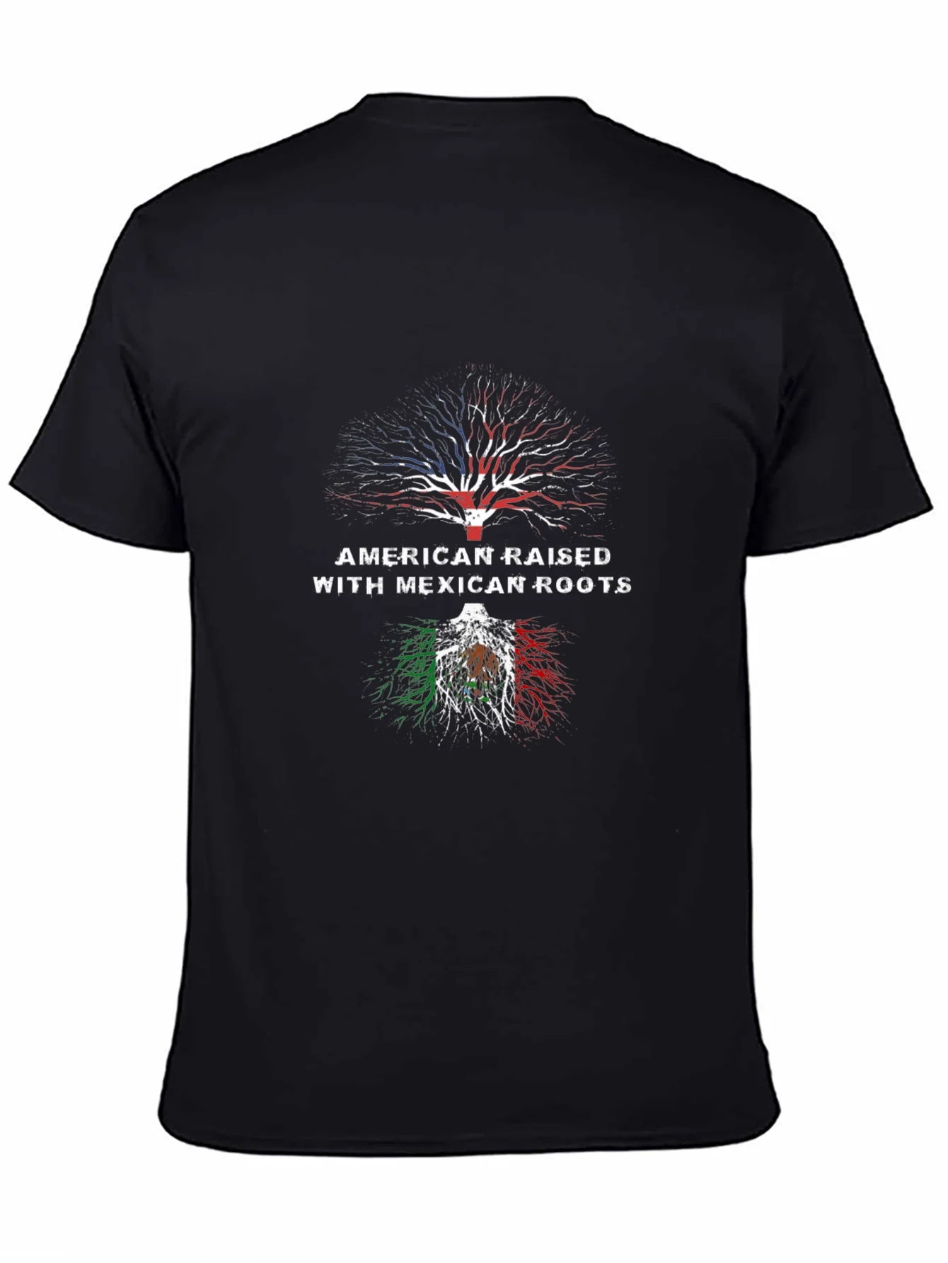 Camiseta Hombre Ra¨ªces Americanas y Mexicanas