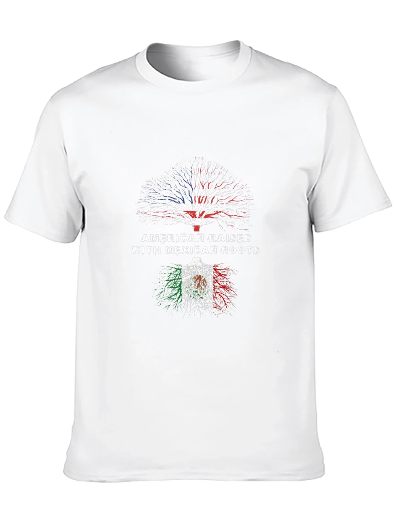 Camiseta Hombre Ra¨ªces Americanas y Mexicanas