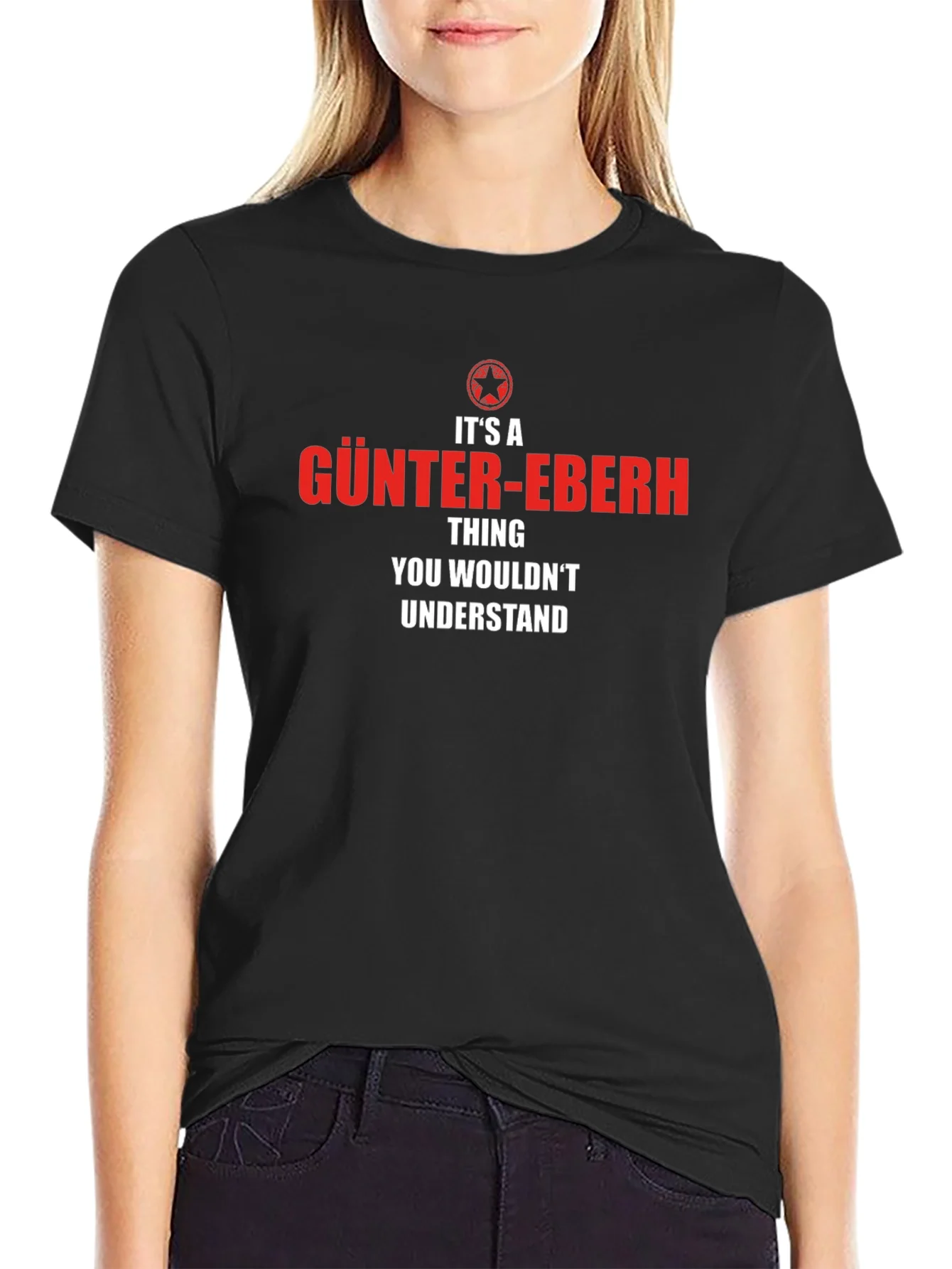 Camiseta Negra: G¨¹NTER-EBERH Algo que no Entender¨ªas