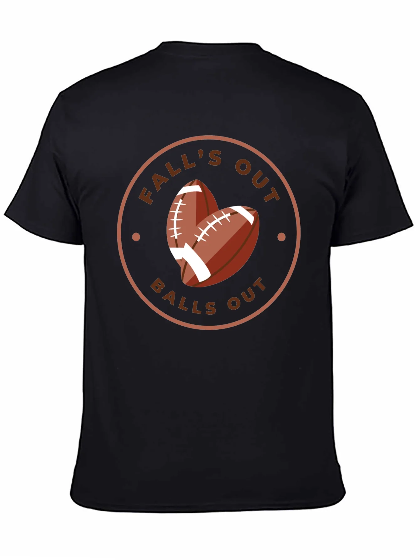 Rebbecca Falls Out Balls Out Football T-Shirt