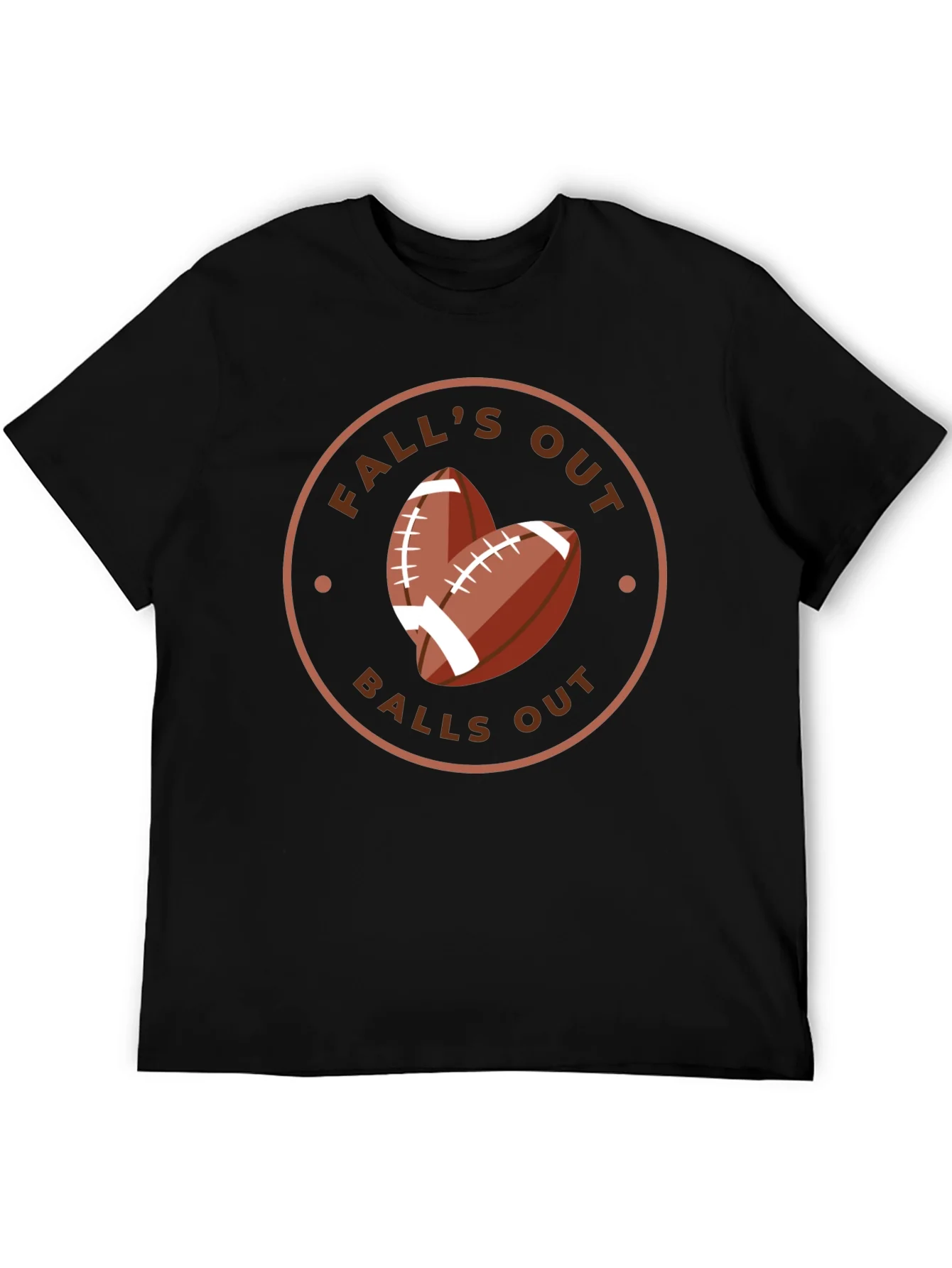 Rebbecca Falls Out Balls Out Football T-Shirt