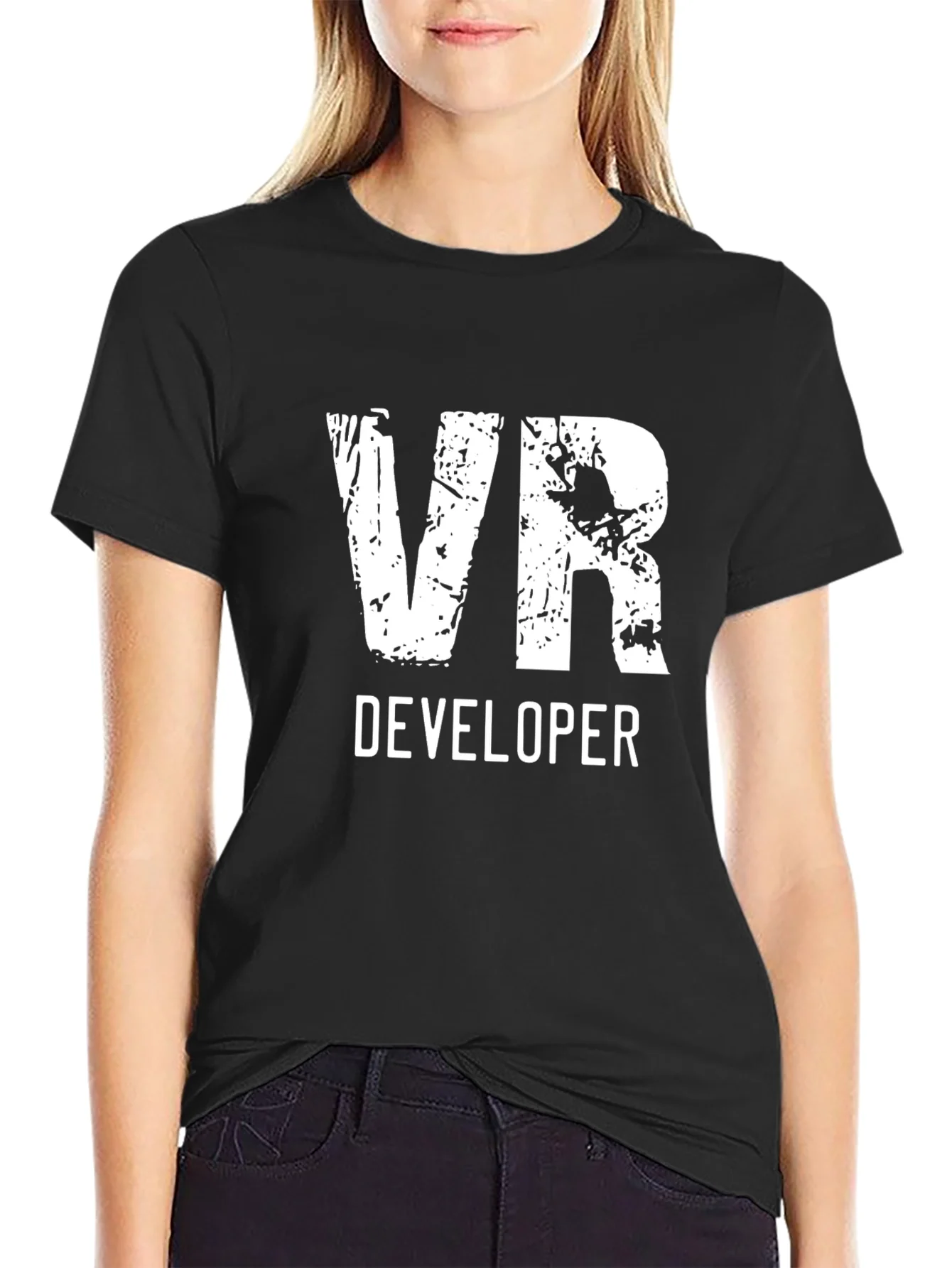 Rebbecca VR Developer Black Graphic Tee