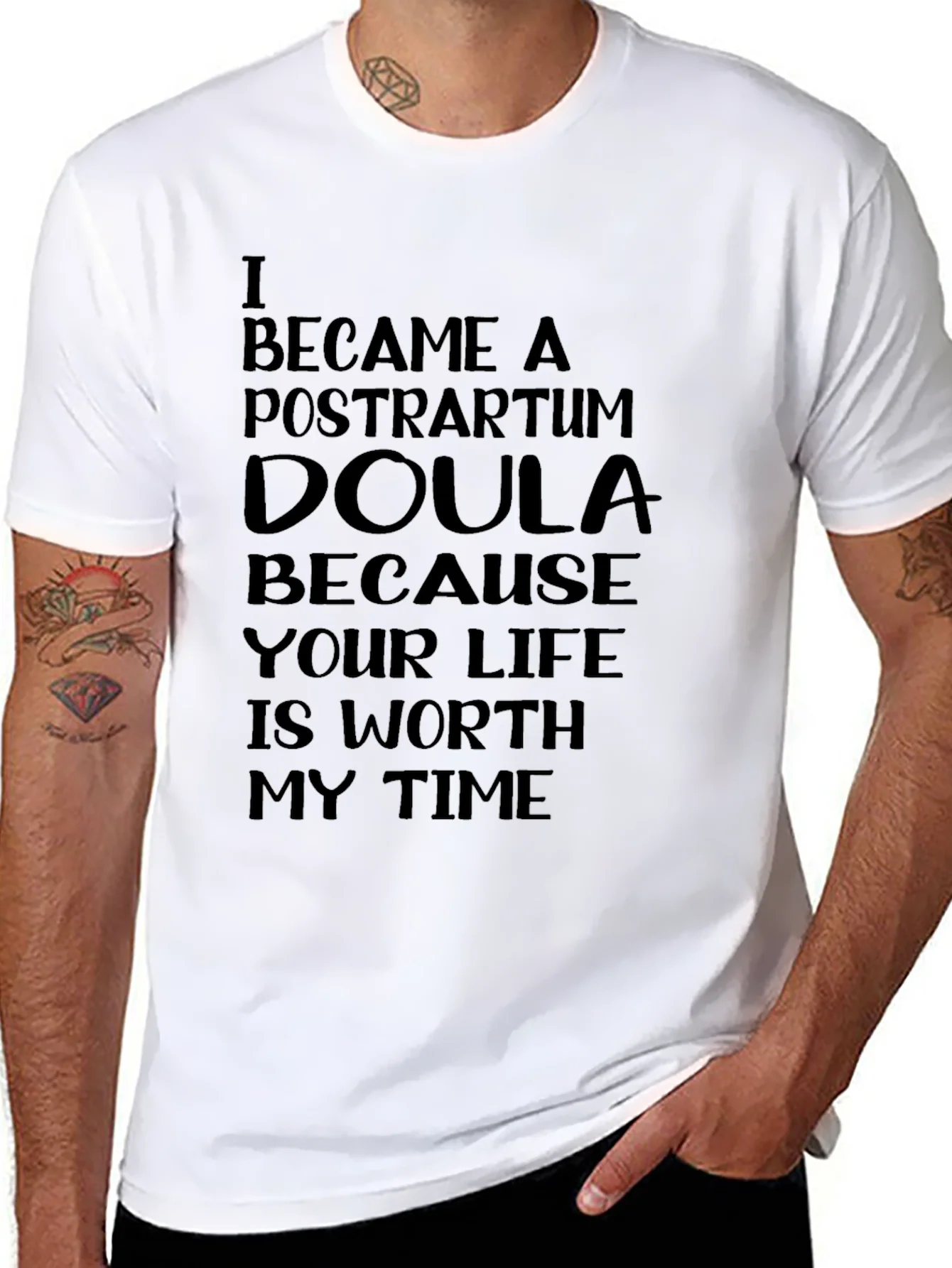 Rebbecca Postpartum Doula T-Shirt - Worth My Time