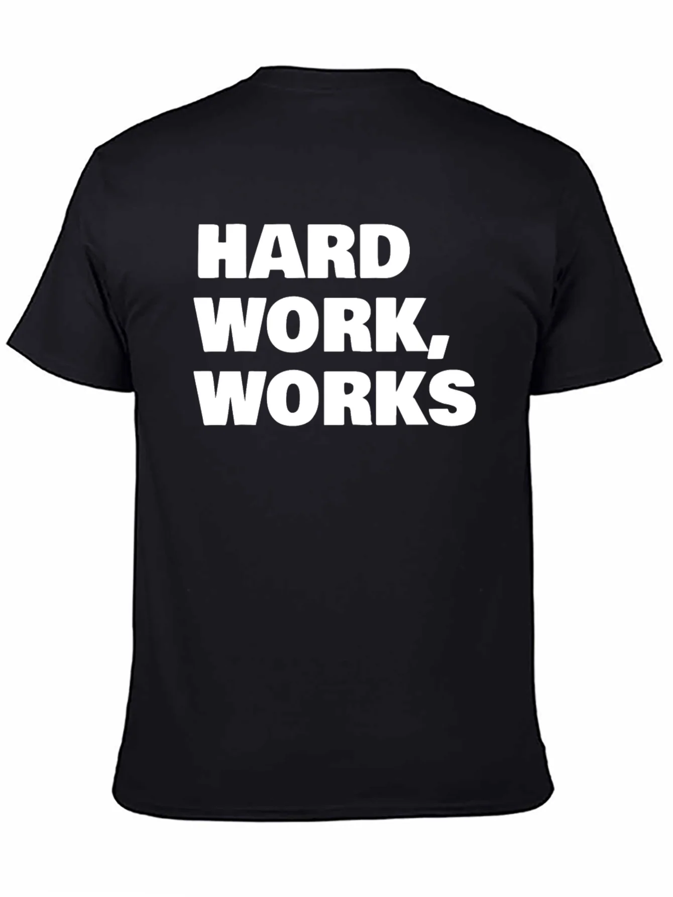 Camiseta Negra: Trabajo Duro Rinde Frutos
