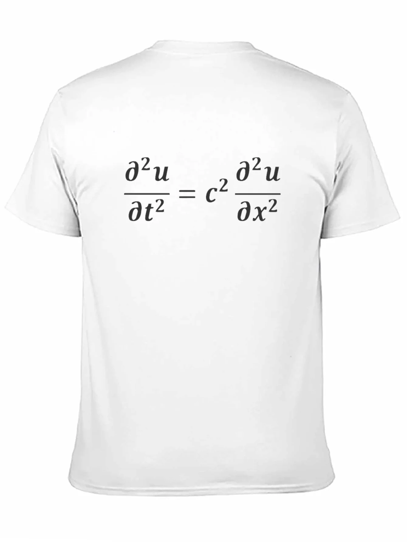 Camiseta Negra con Ecuaci¨®n de Onda