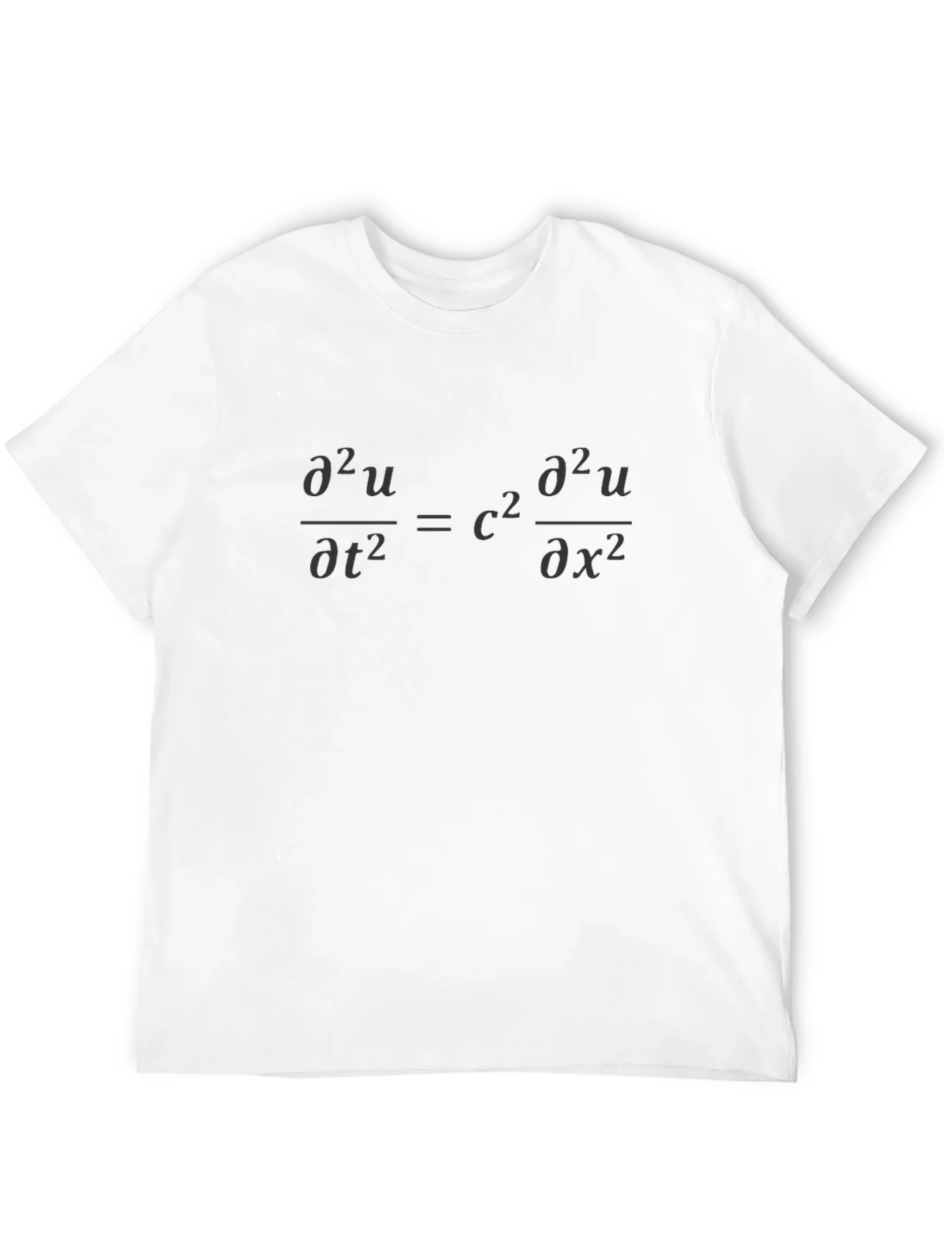 Camiseta Negra con Ecuaci¨®n de Onda