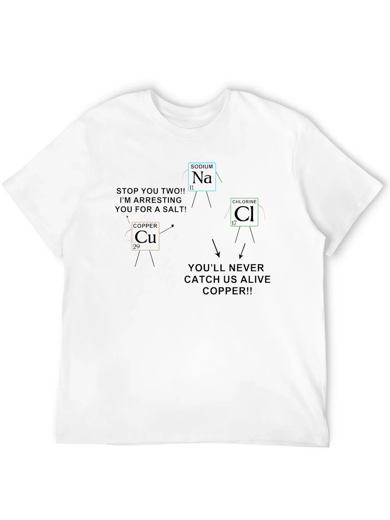 Rebbecca Chemistry Pun T-Shirt - Periodic Table Humor