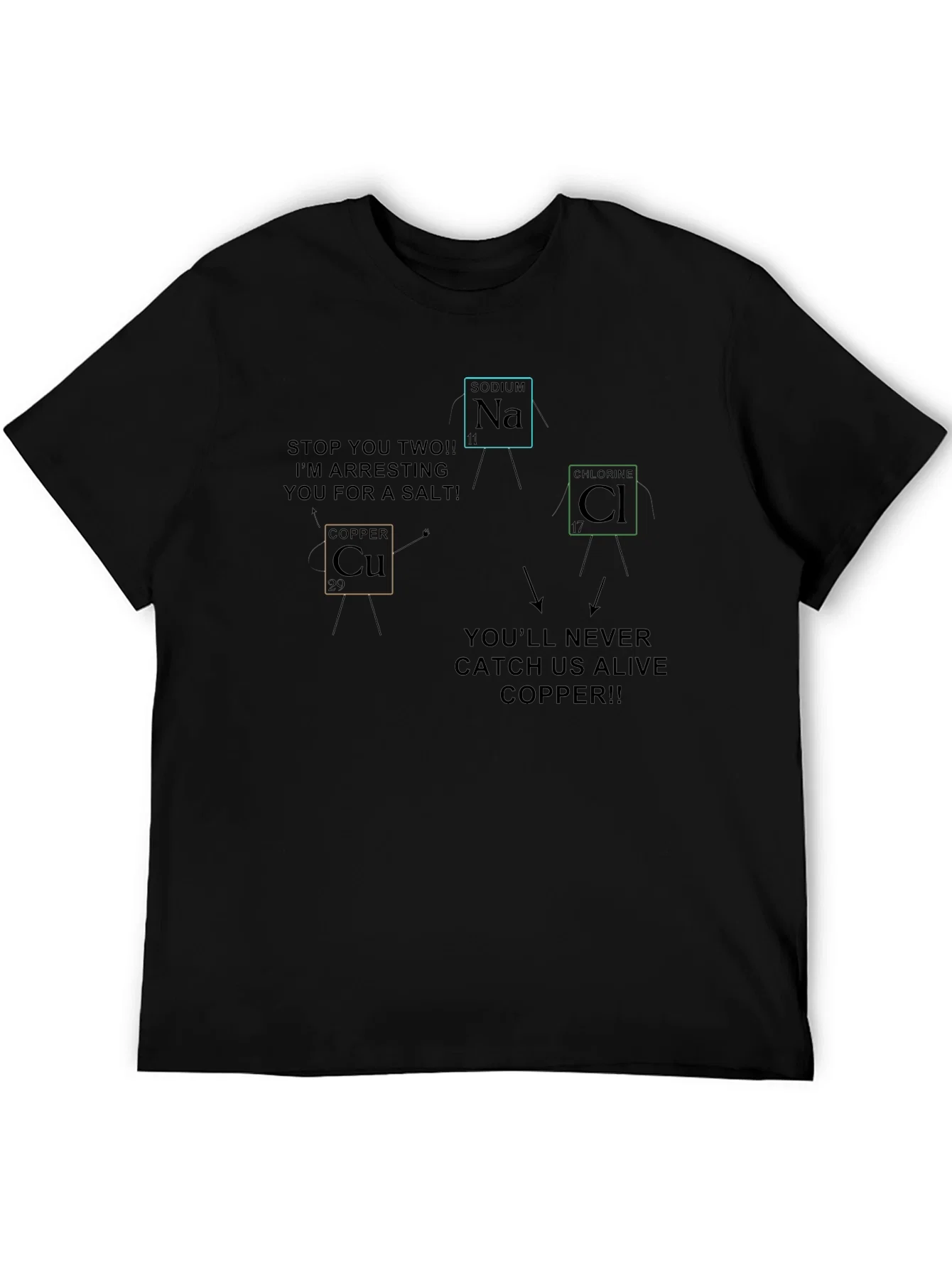 Rebbecca Chemistry Pun T-Shirt - Periodic Table Humor