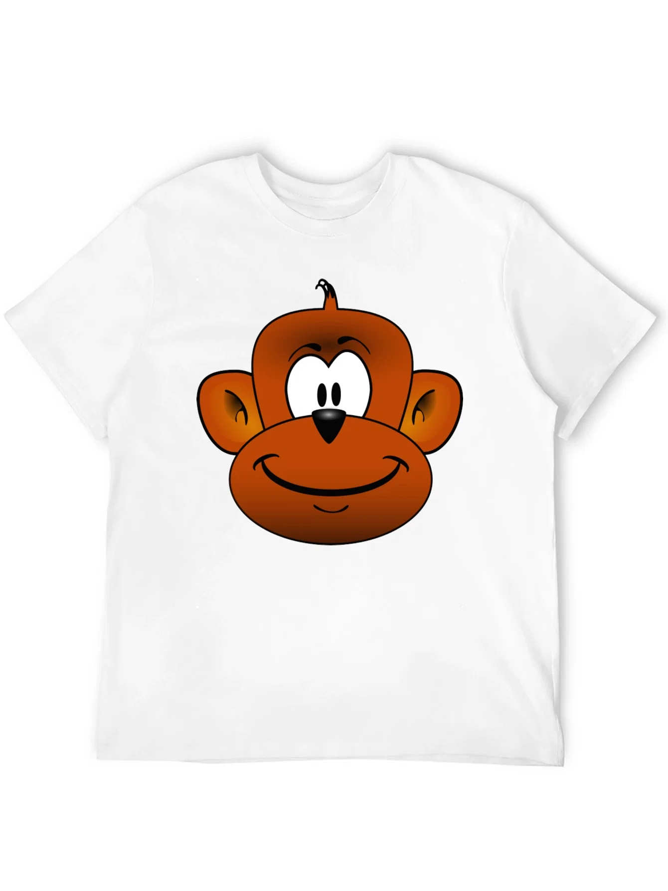 Rebbecca Cartoon Monkey Graphic Tee - Fun Novelty T-Shirt