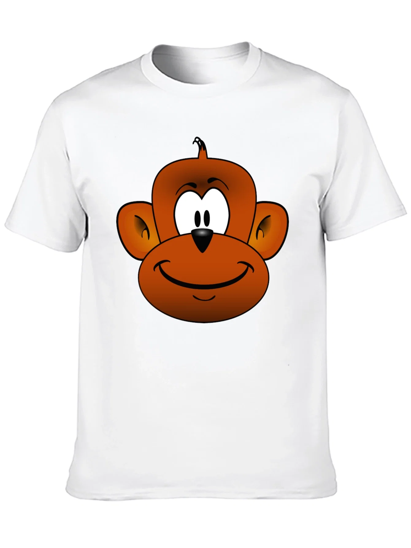 Rebbecca Cartoon Monkey Graphic Tee - Fun Novelty T-Shirt