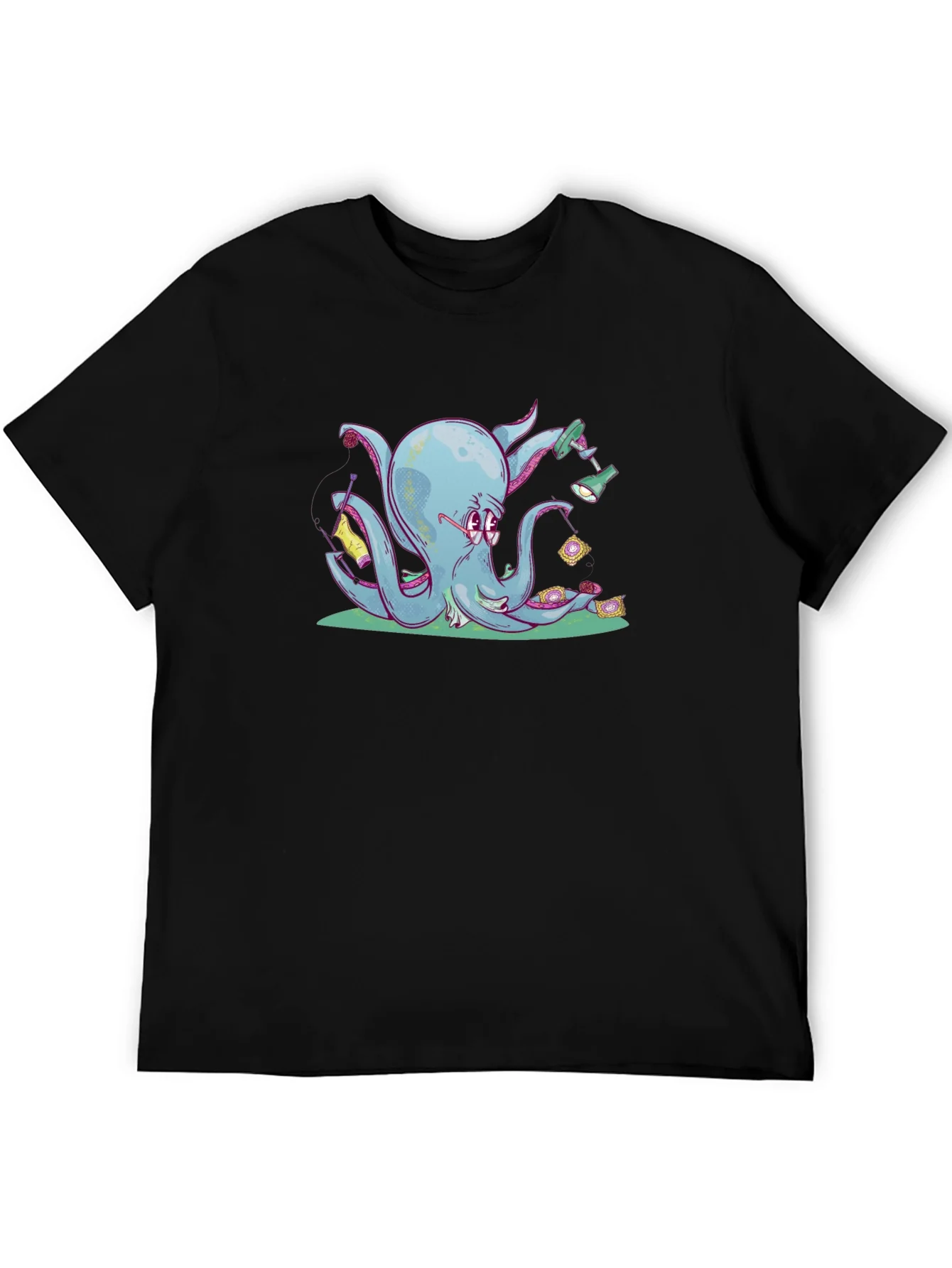 Rebbecca Knitting Octopus Graphic Tee