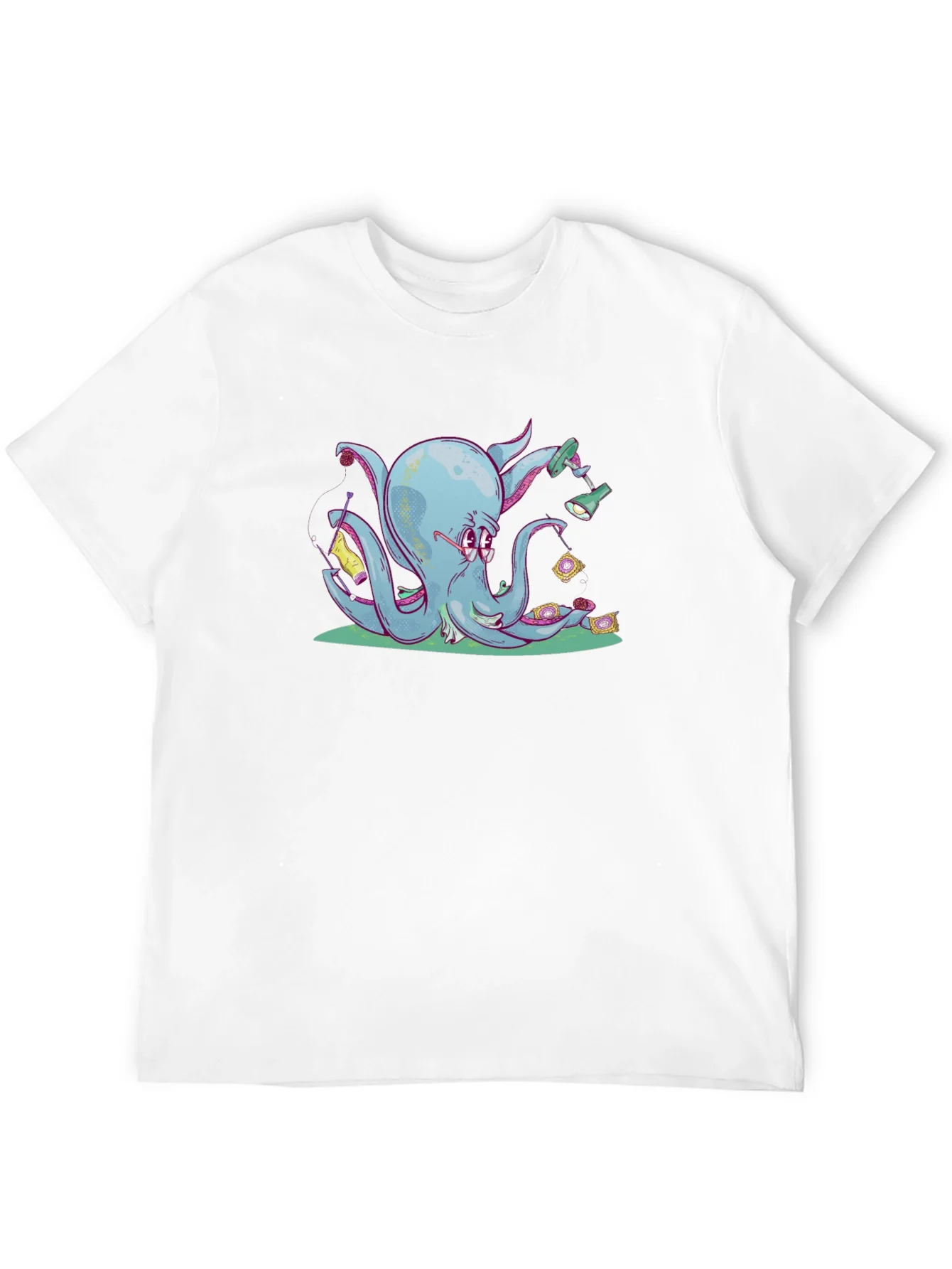 Rebbecca Knitting Octopus Graphic Tee