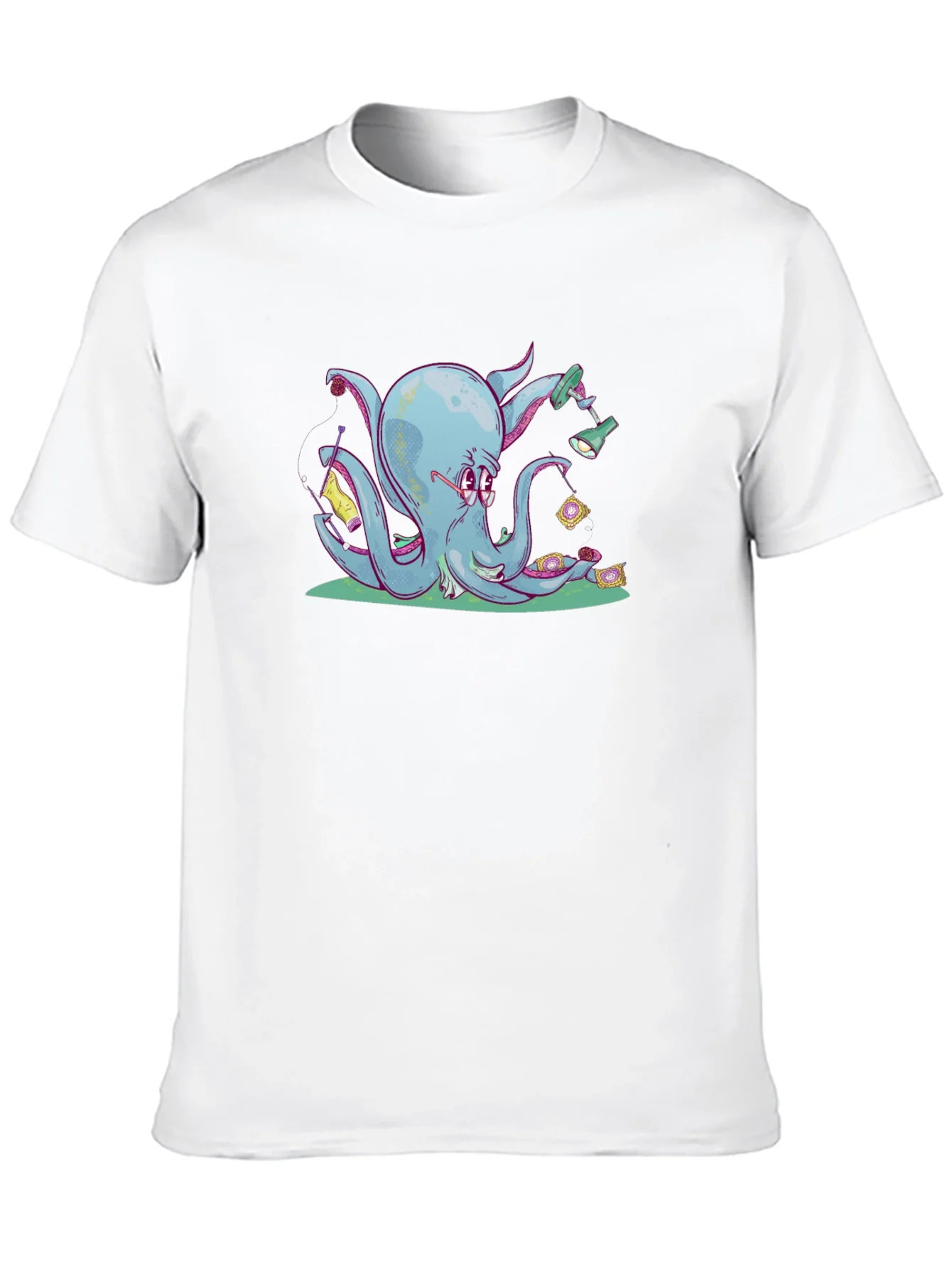 Rebbecca Knitting Octopus Graphic Tee