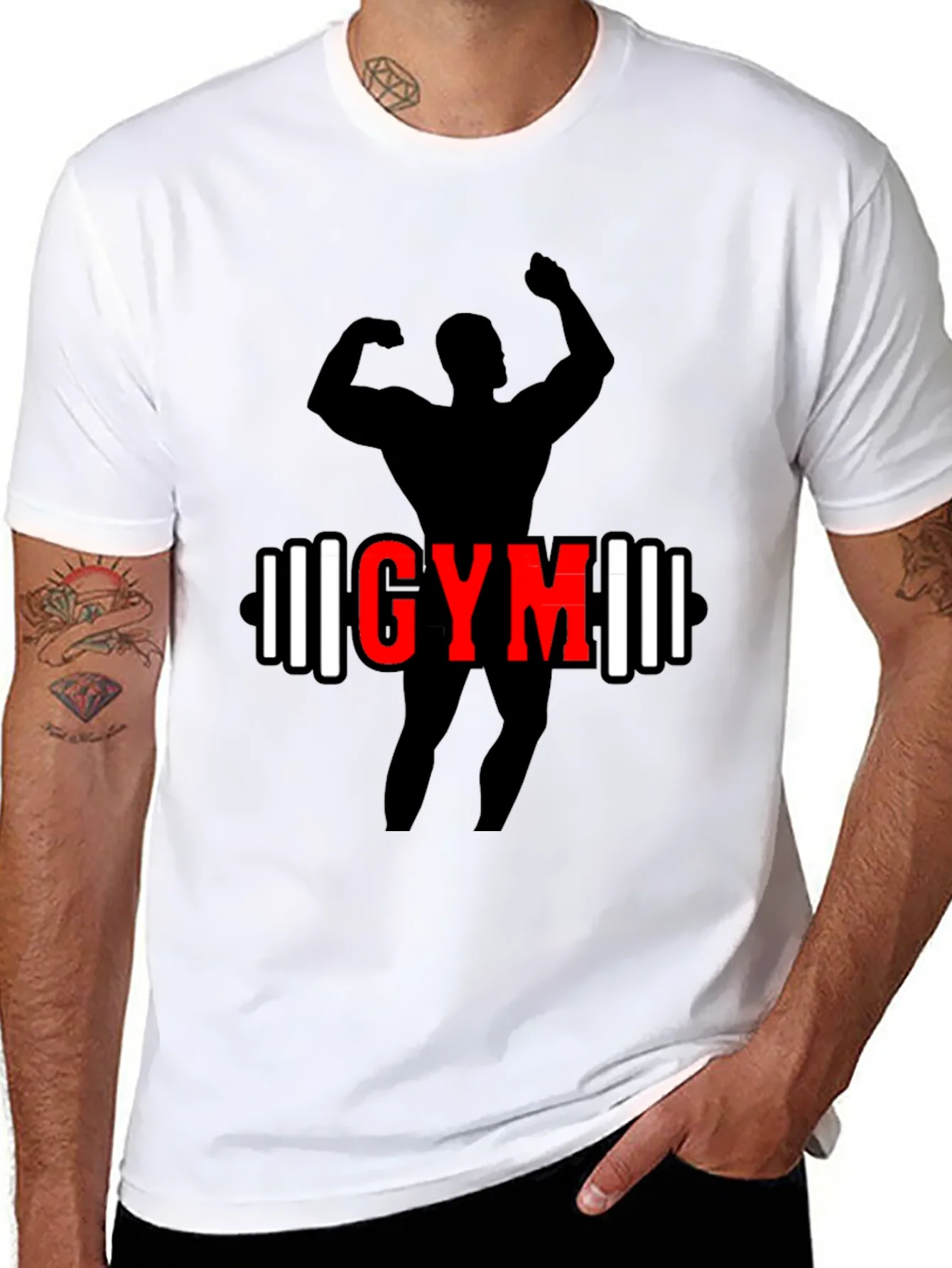Camiseta Gym: Estilo Fitness con Dise?o Musculoso