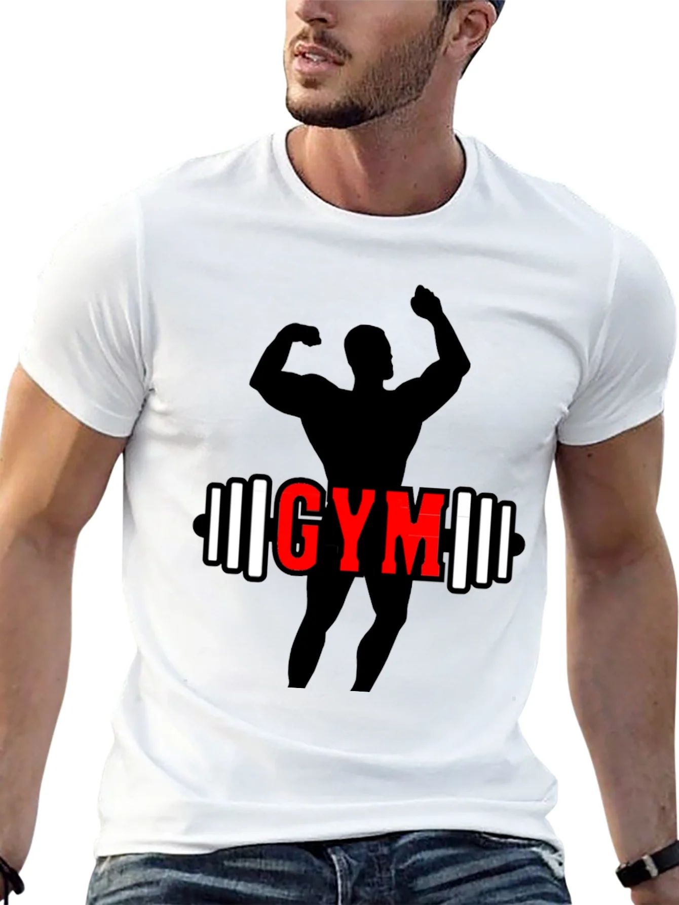 Camiseta Gym: Estilo Fitness con Dise?o Musculoso