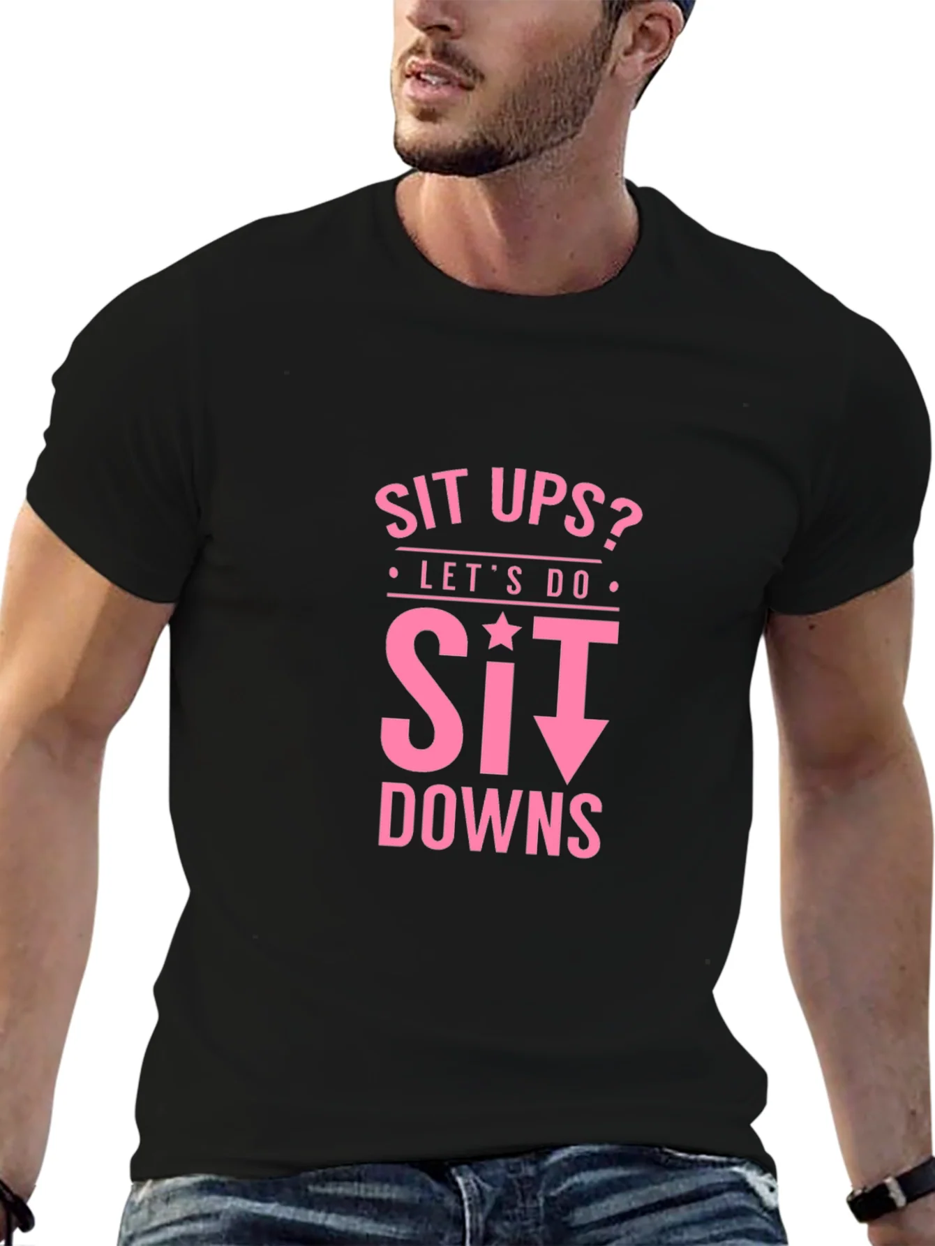 Rebbecca Funny Workout Shirt - Sit Downs T-Shirt