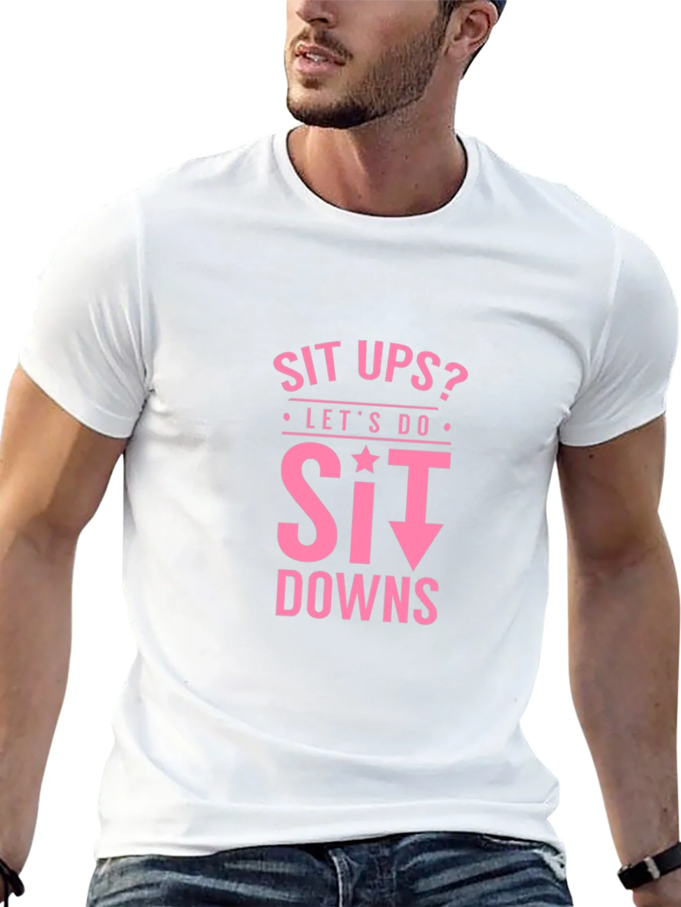 Rebbecca Funny Workout Shirt - Sit Downs T-Shirt
