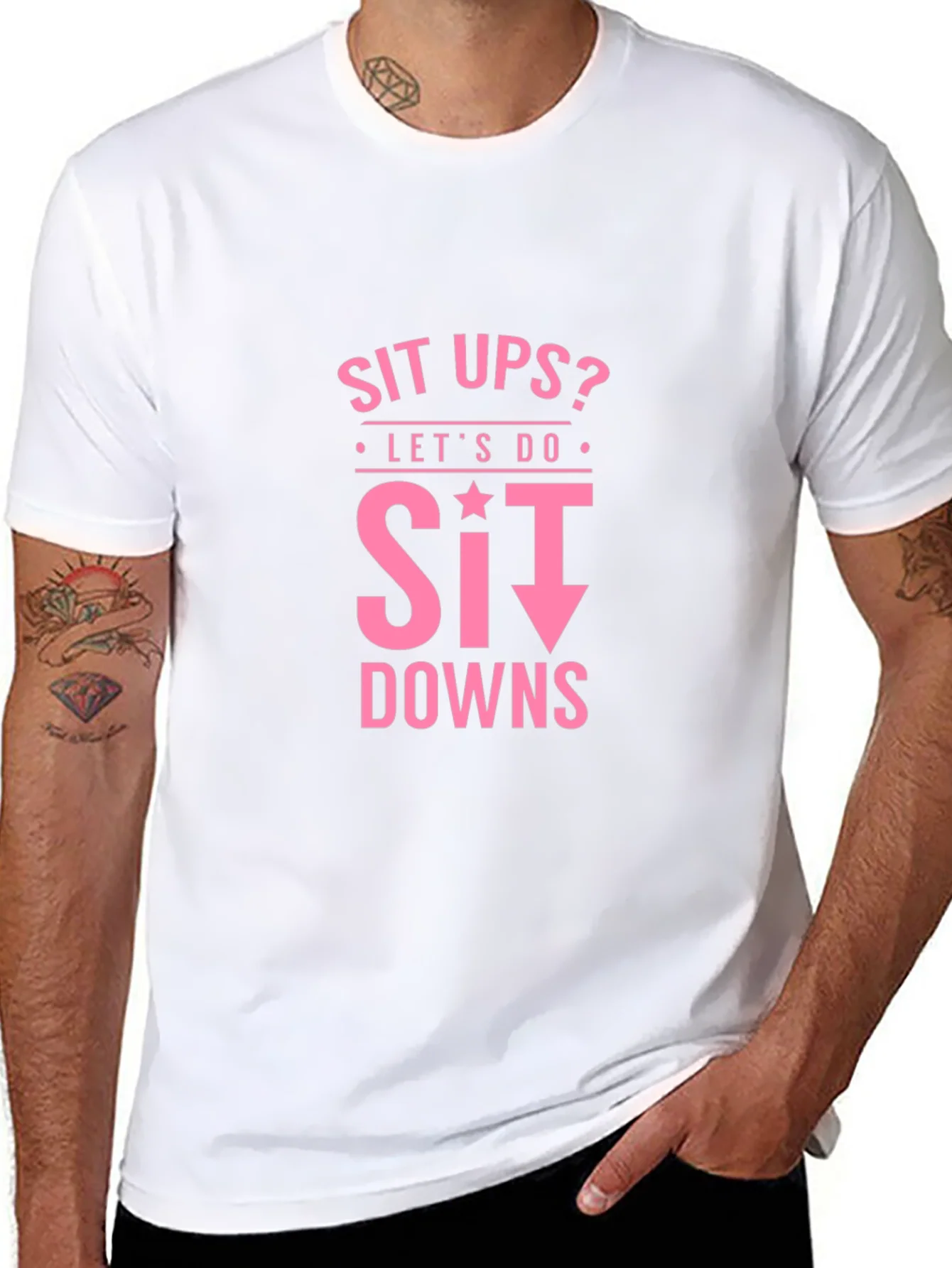 Rebbecca Funny Workout Shirt - Sit Downs T-Shirt