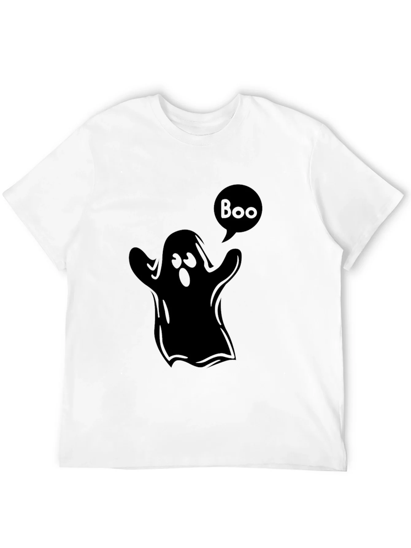 Rebbecca Boo Ghost Black T-Shirt - Halloween Spooky Season