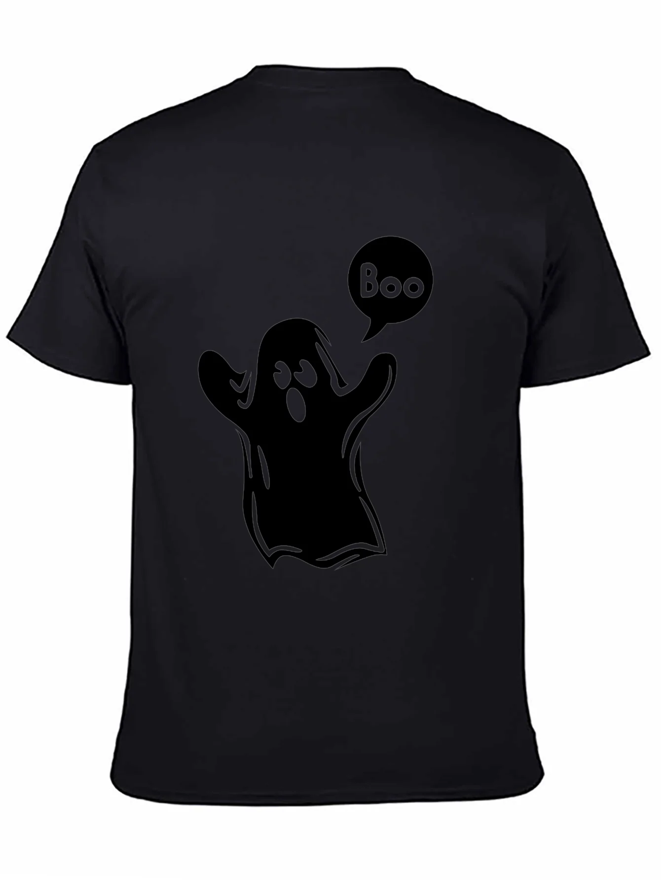 Rebbecca Boo Ghost Black T-Shirt - Halloween Spooky Season