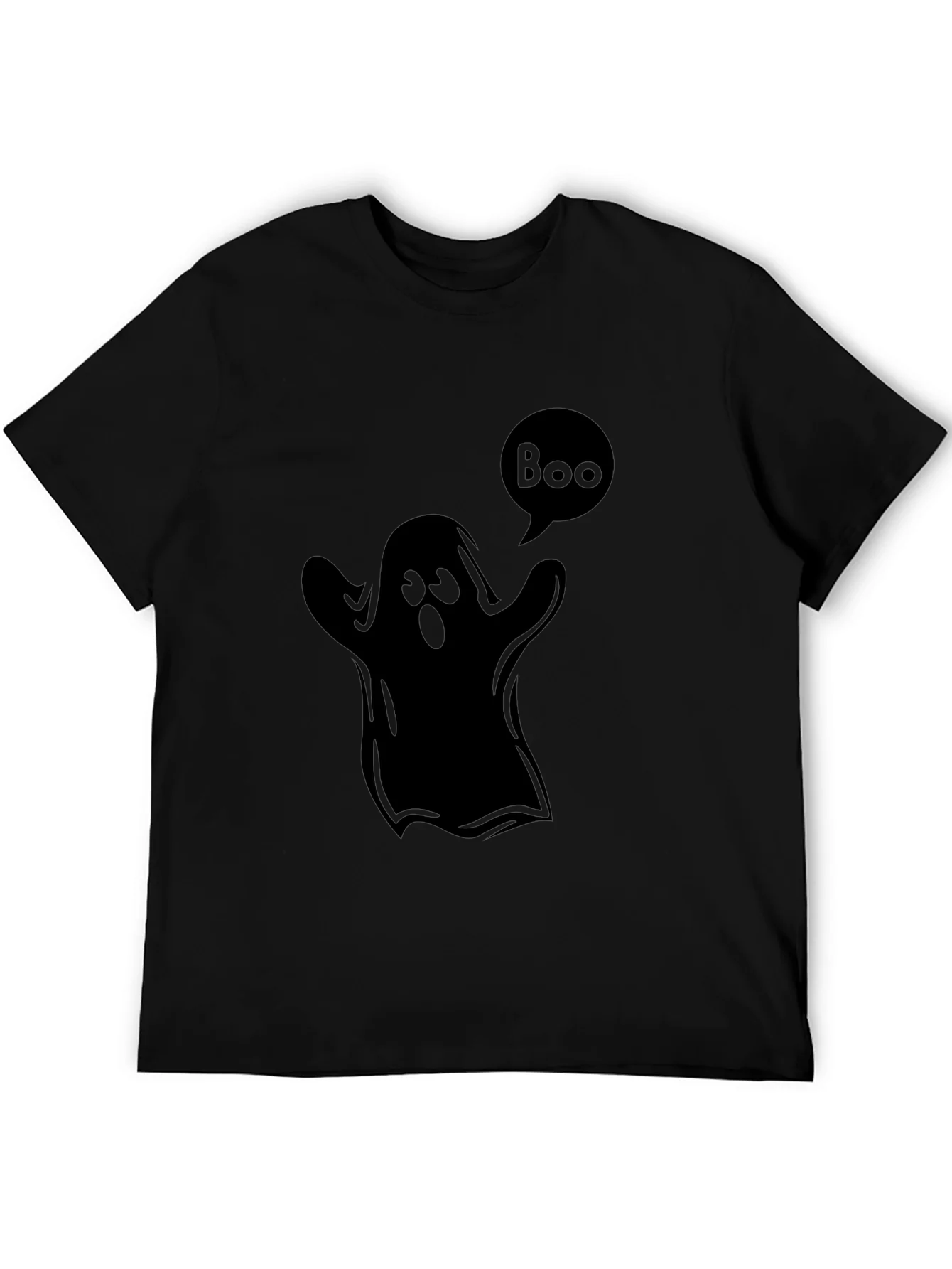 Rebbecca Boo Ghost Black T-Shirt - Halloween Spooky Season