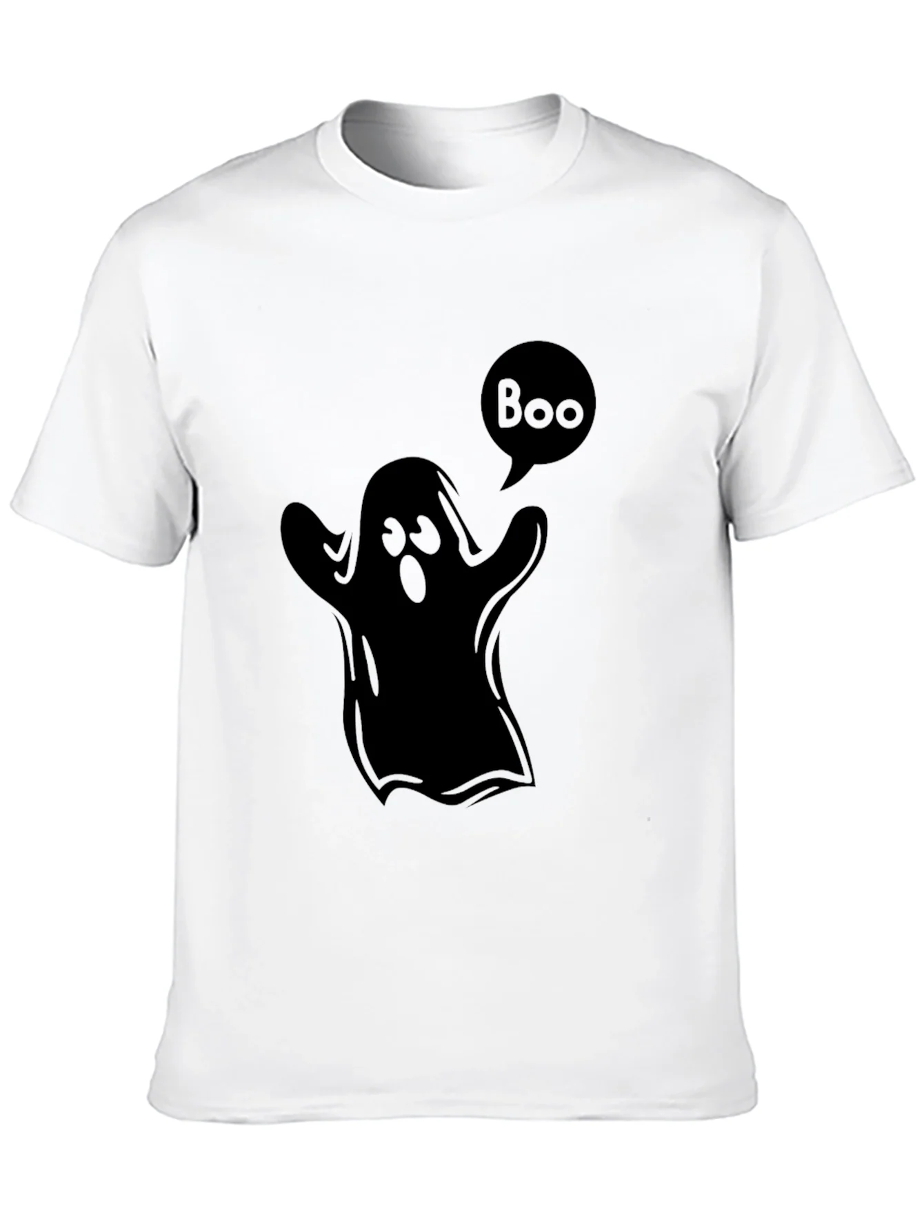 Rebbecca Boo Ghost Black T-Shirt - Halloween Spooky Season