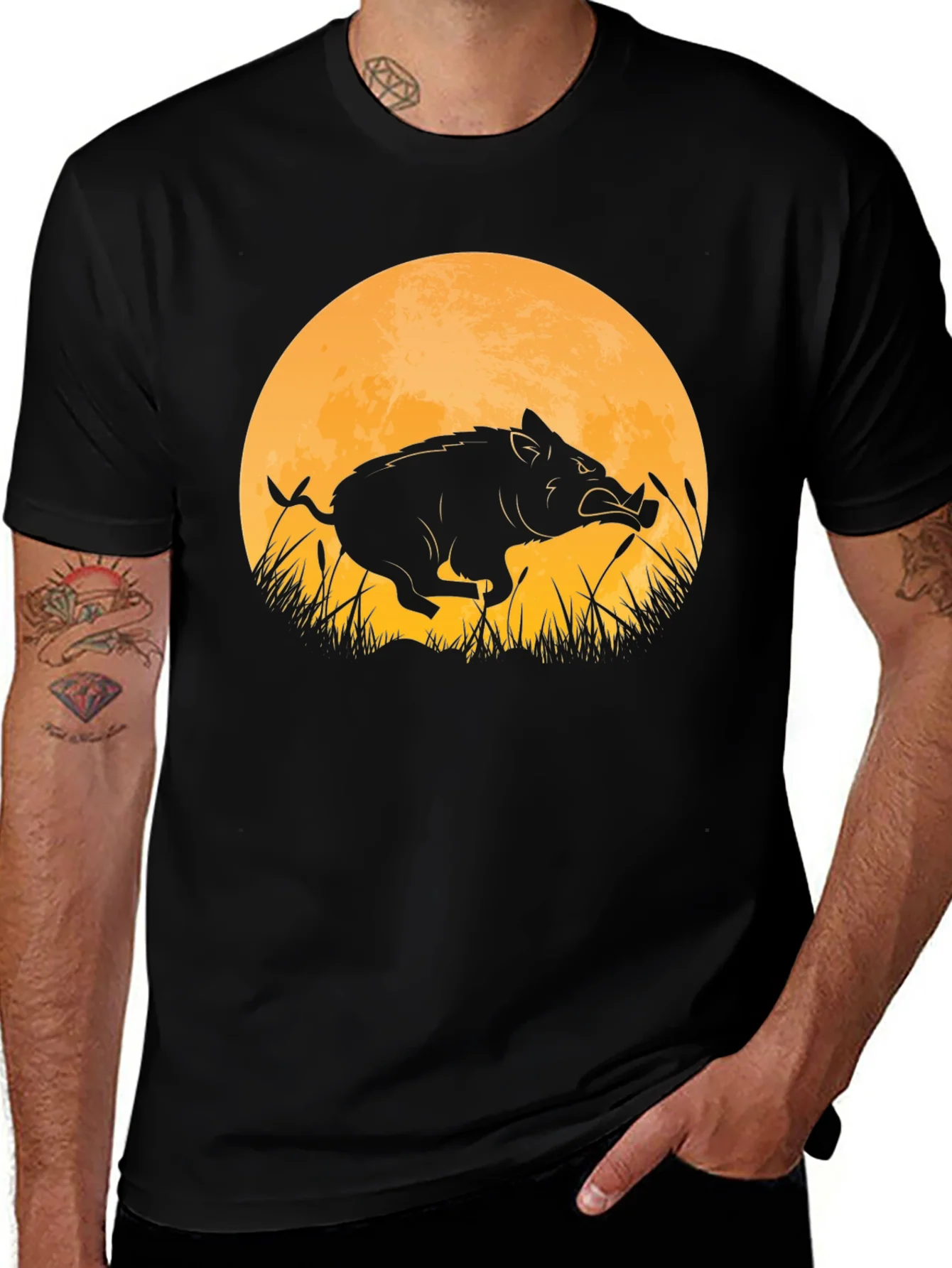 Camiseta Negra Jabal¨ª Luna Llena