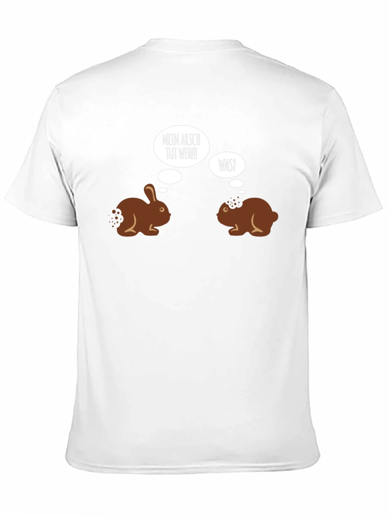 Camiseta Negra Humor Conejos de Chocolate